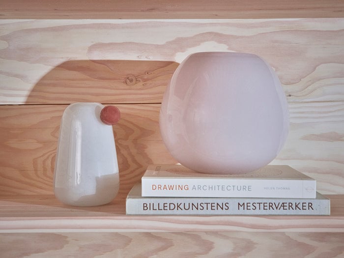 Glass vase OYOY LIVING DESIGN Purple