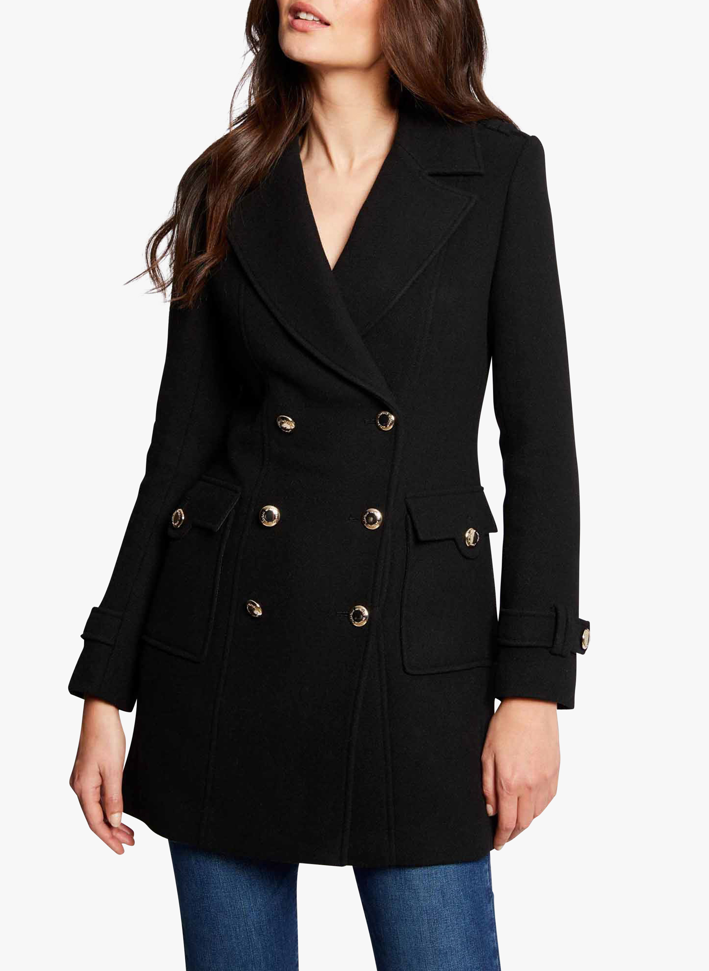 Rechte jas MORGAN Zwart