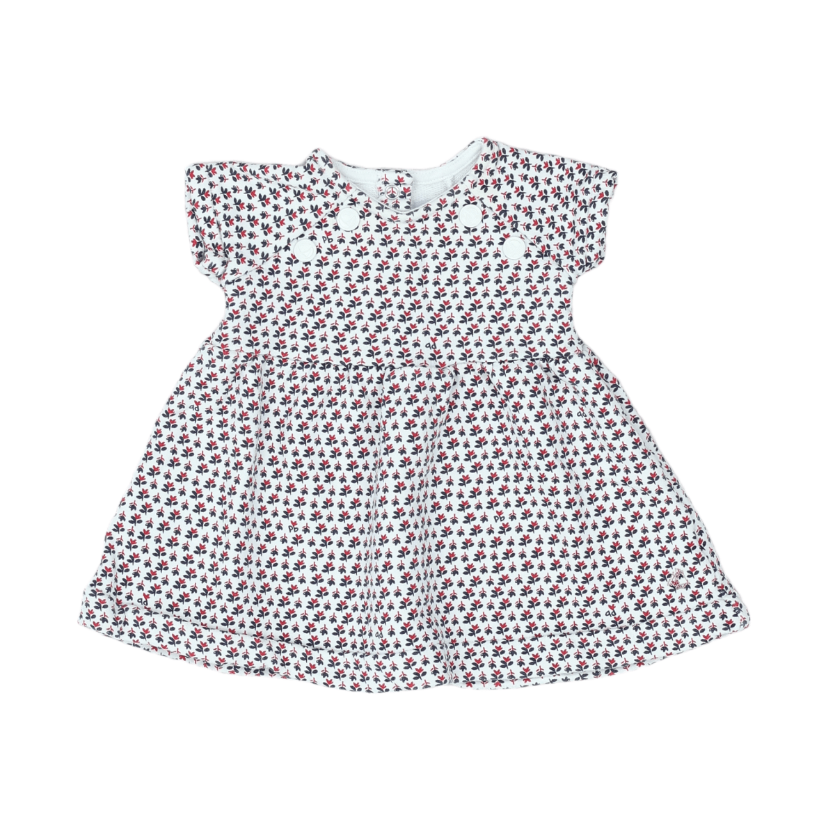 White baby dress - 6 months PETIT BATEAU - Seconde Main White