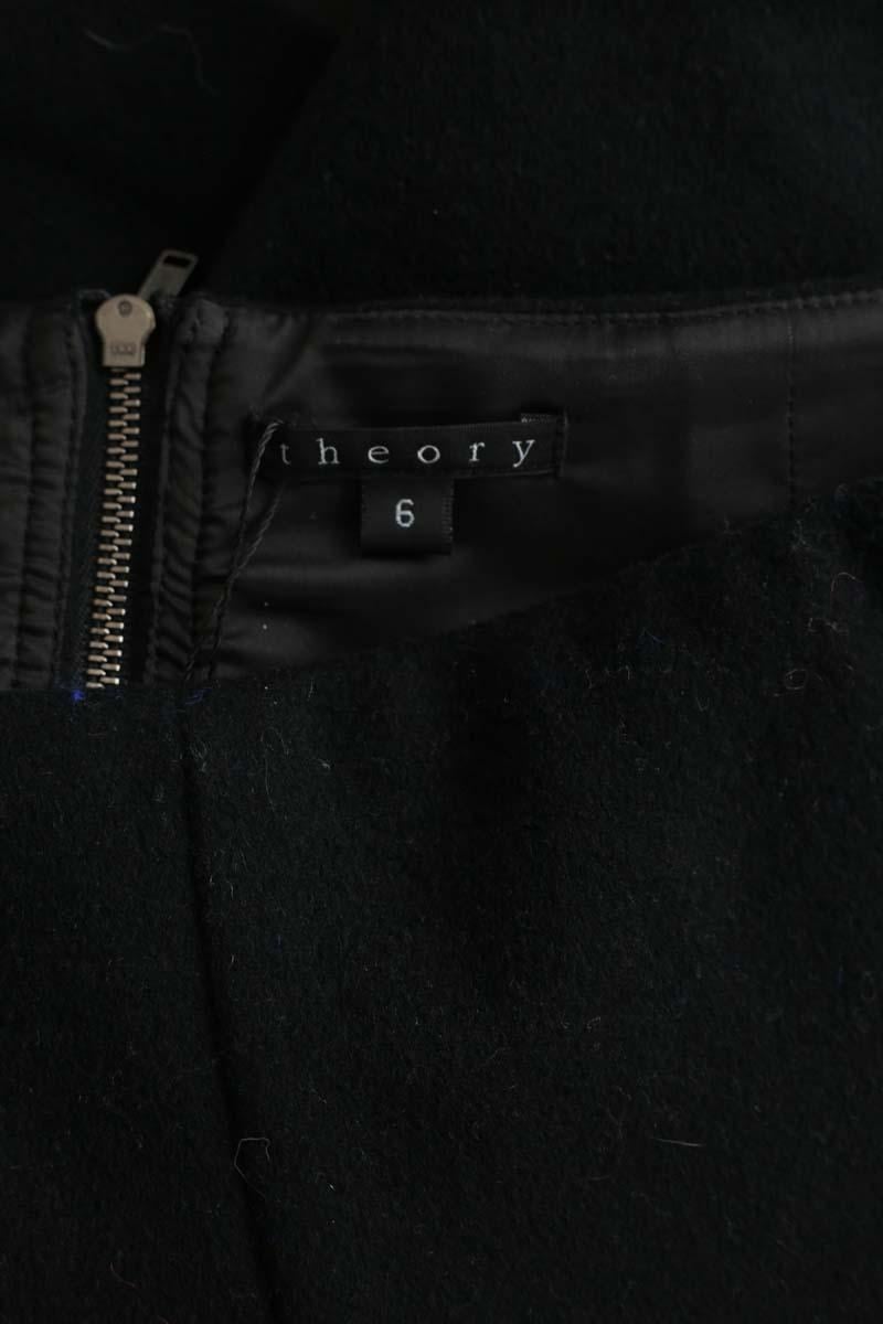 Wool mini skirt THEORY - Seconde Main Black