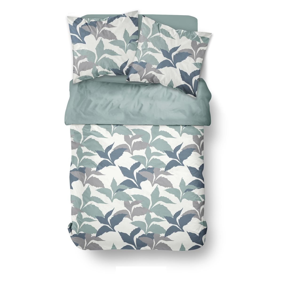 Printed cotton bed set TODAY LINGE DE MAISON White