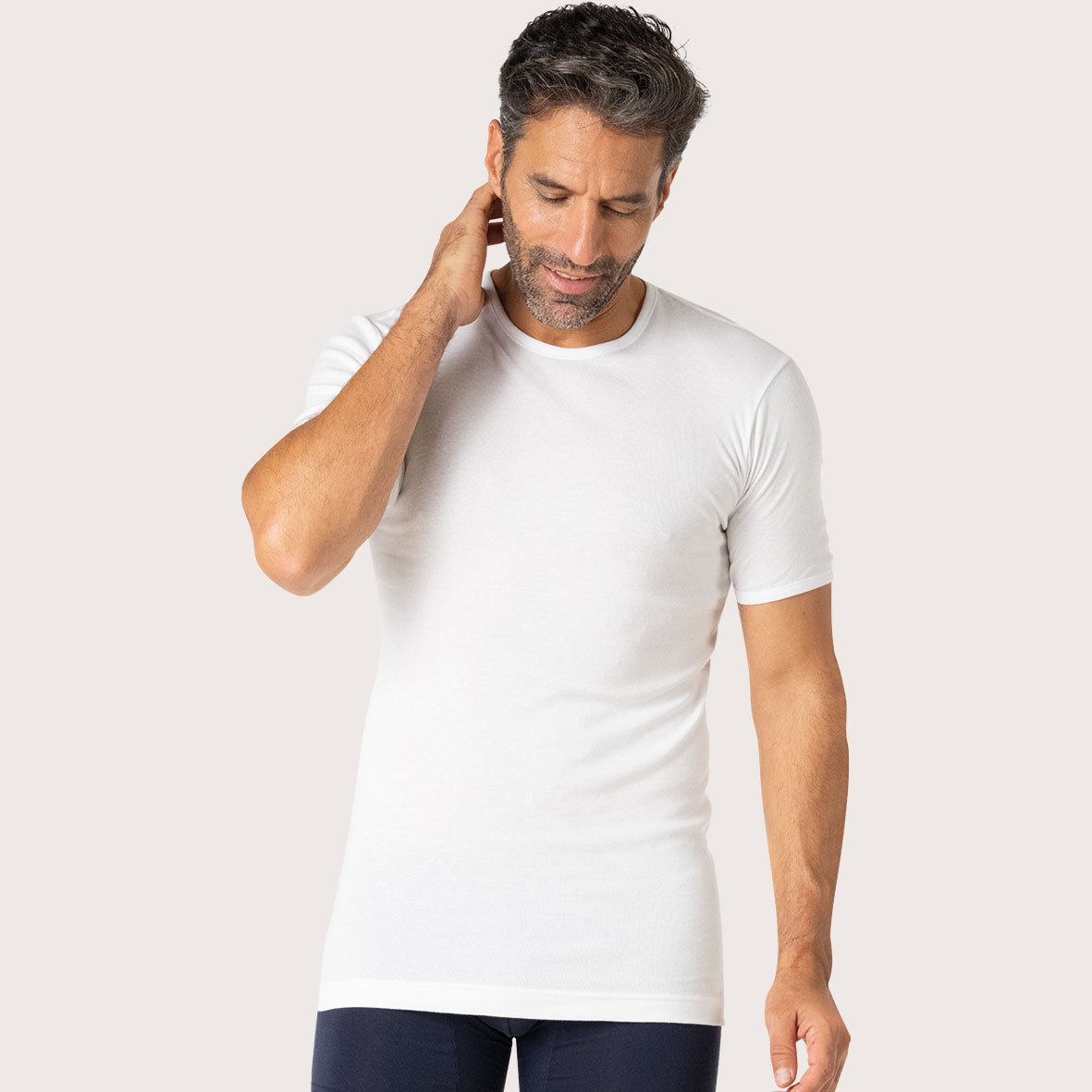 Les Classiques pack of 3 round-neck T-shirts EMINENCE White