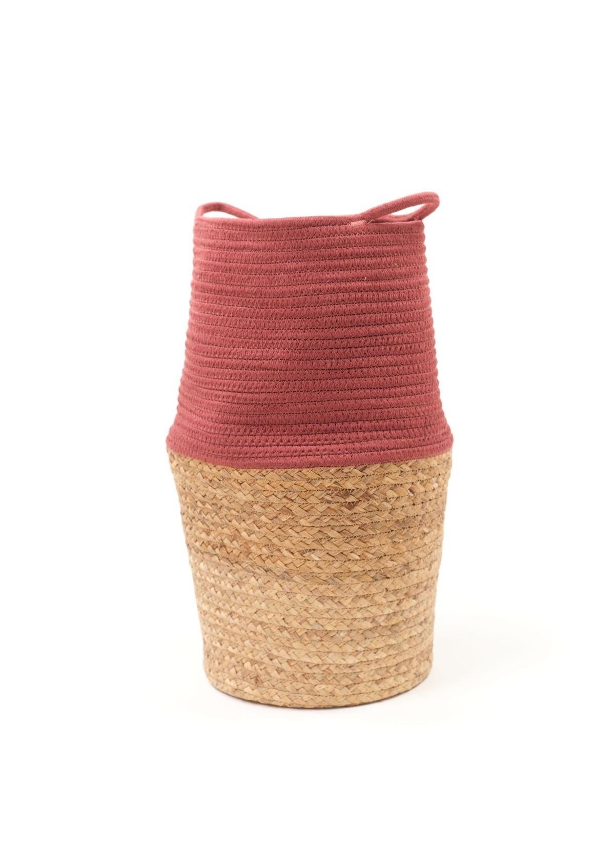 Panier long en coton FACTORY Rouge