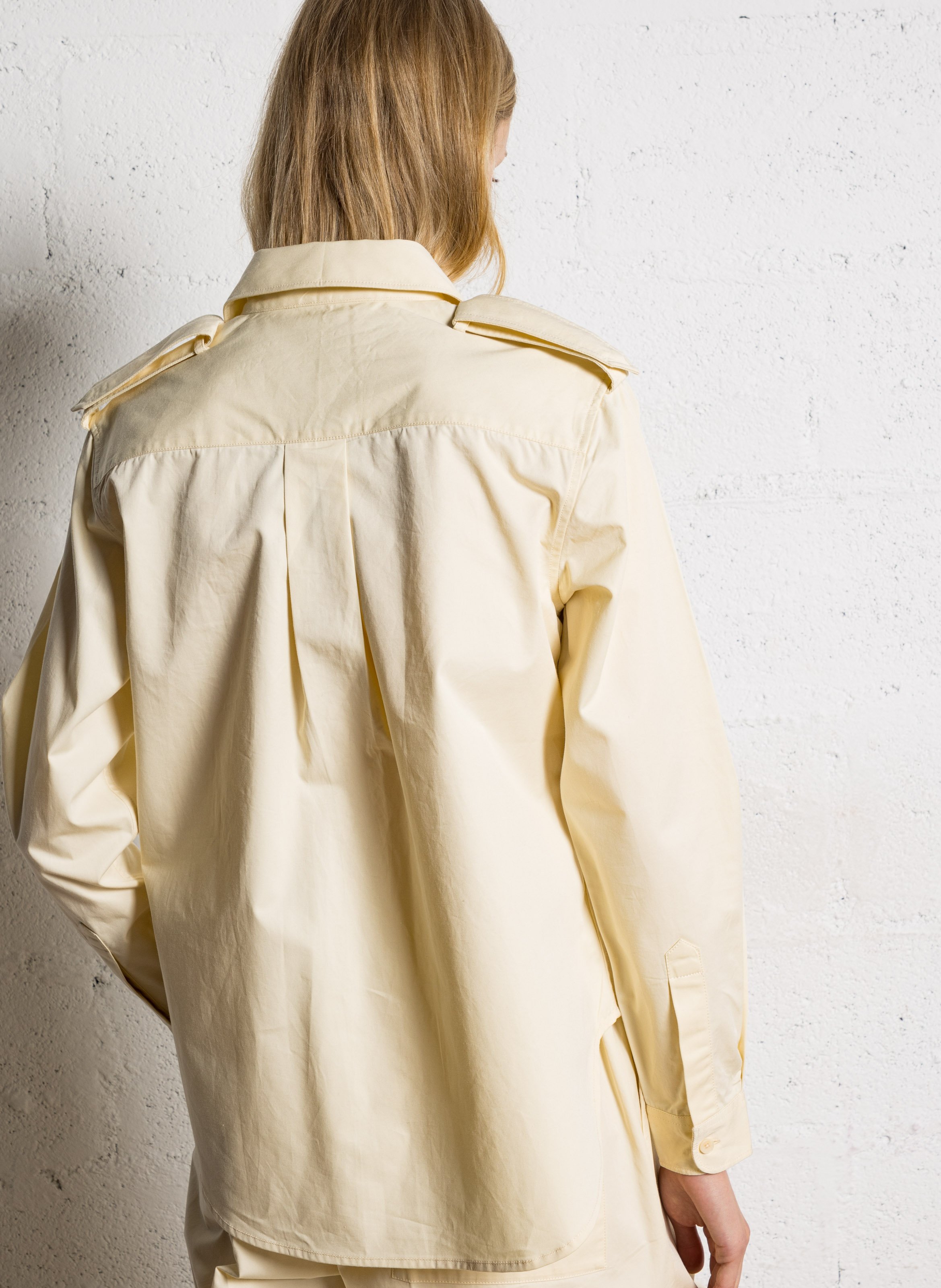 Capri plain oversized shirt LAURENCE BRAS Beige