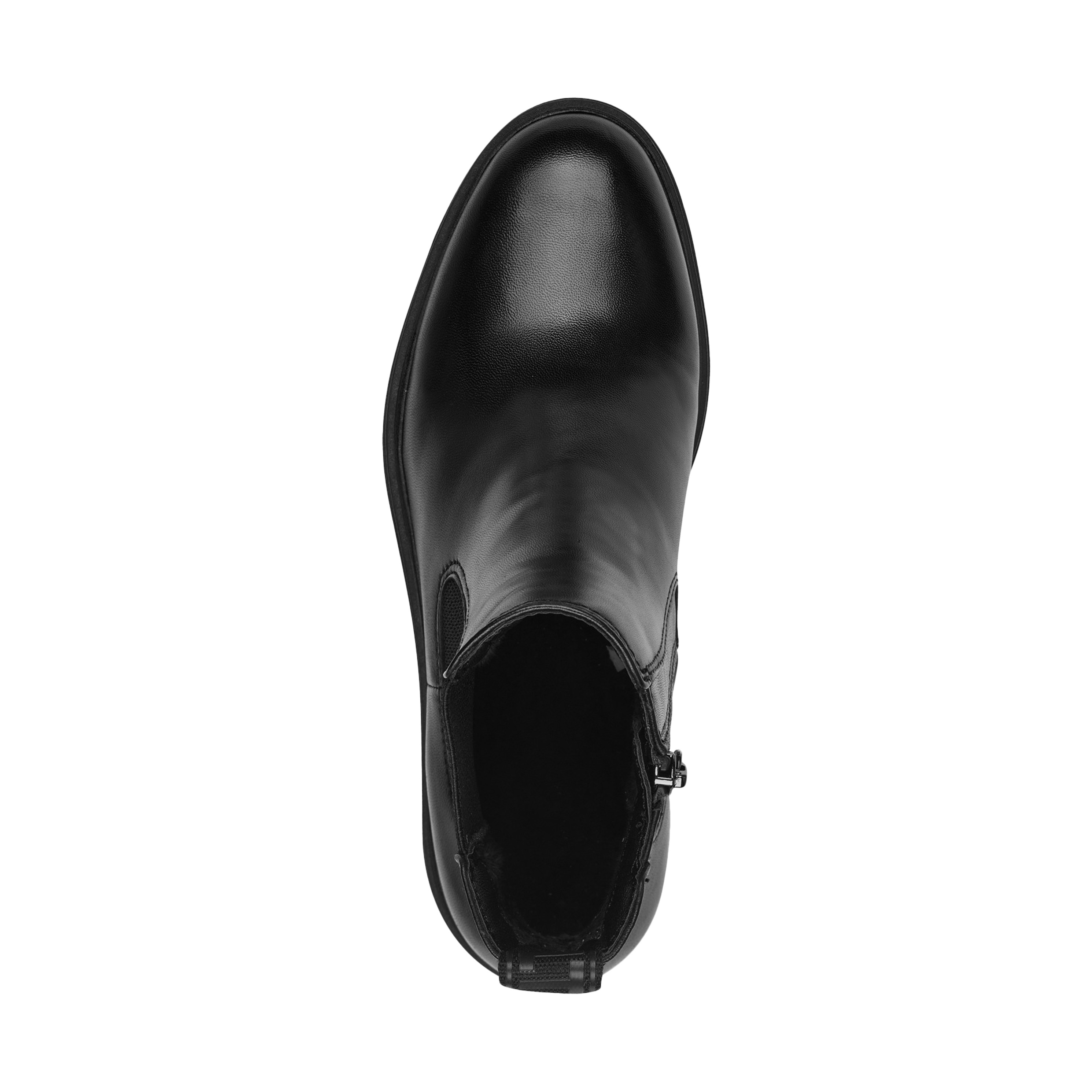 Elasticated leather ankle boot TAMARIS Black