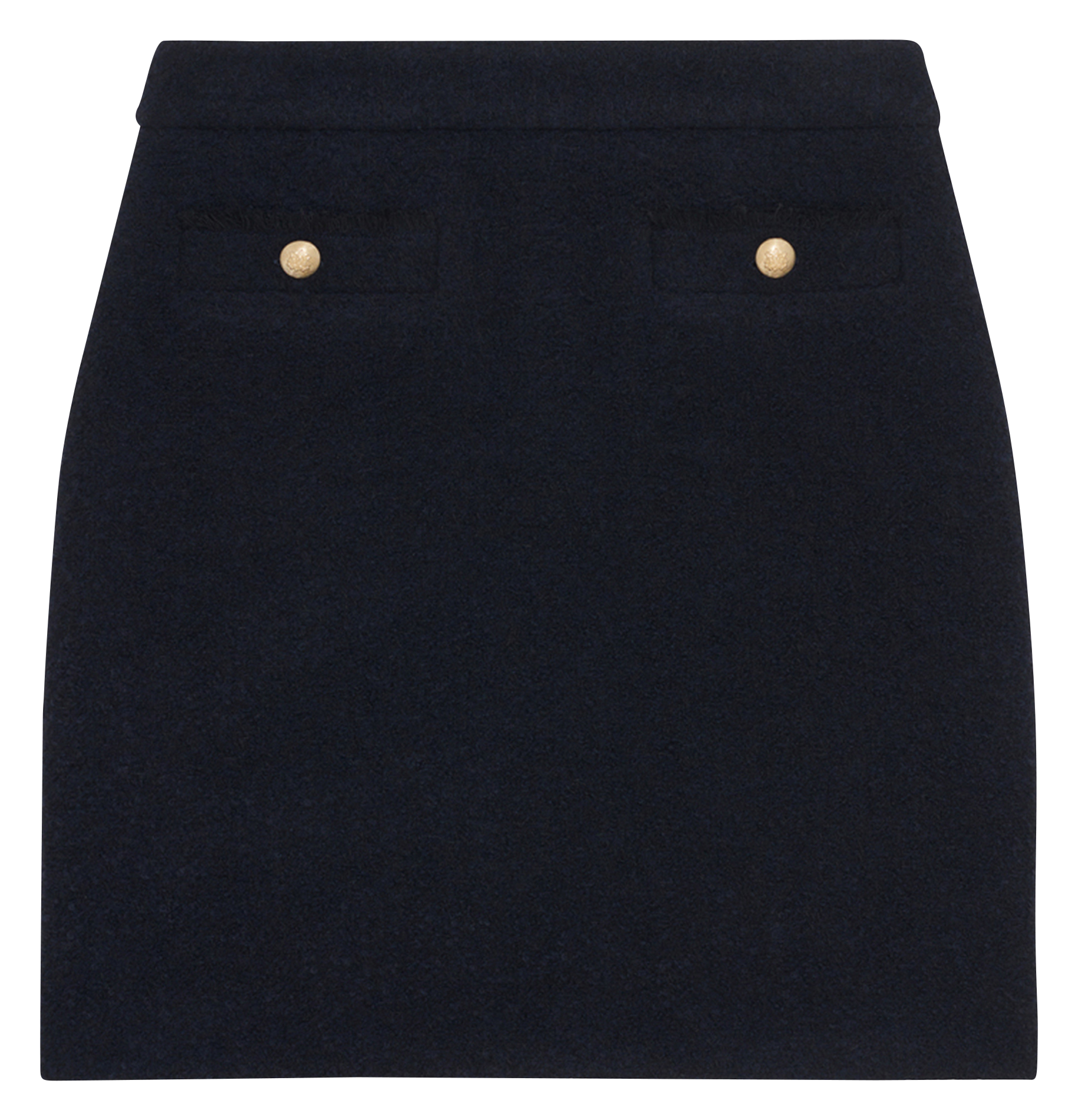 Short straight tweed skirt PABLO Blue
