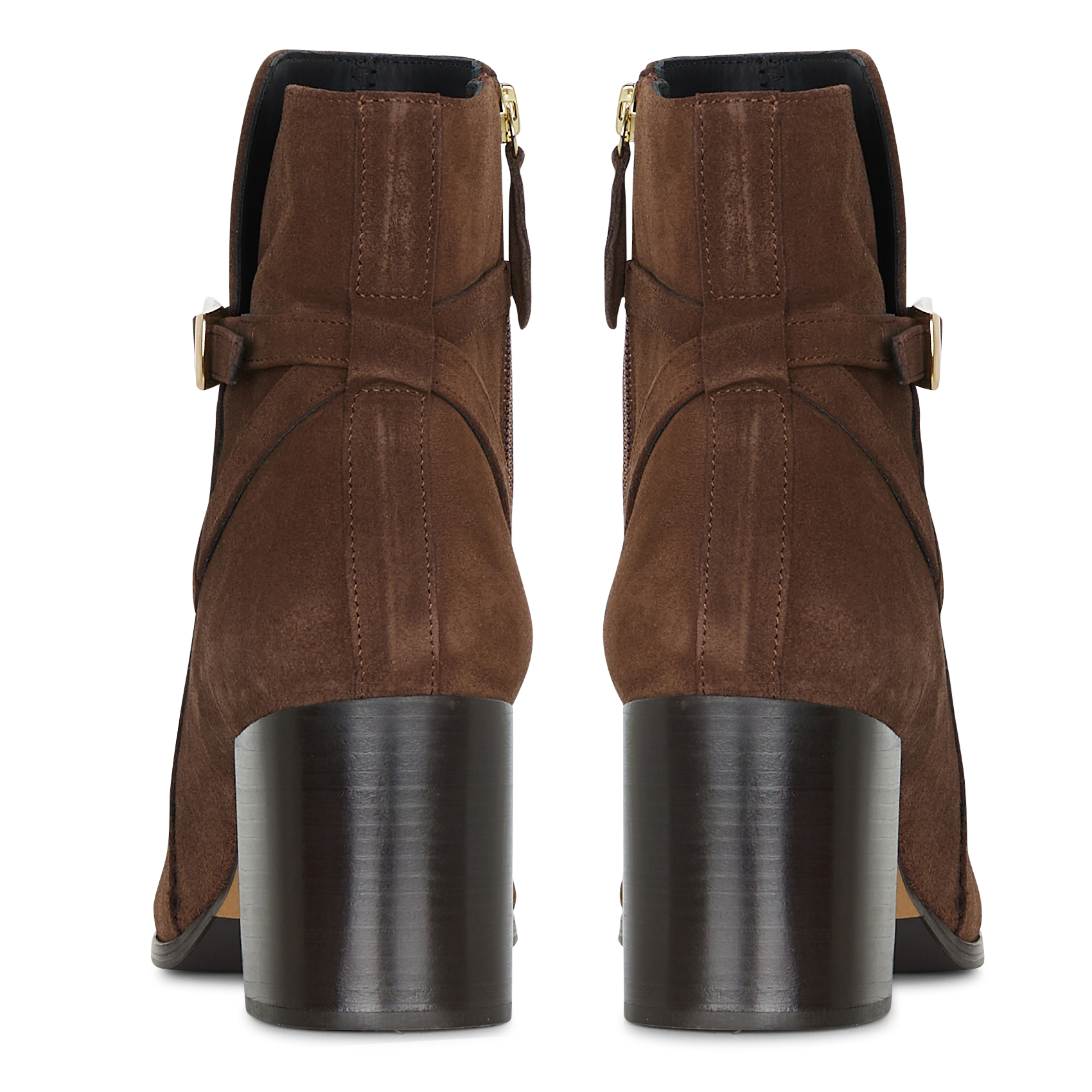 Bianca leather ankle boots RIVECOUR Brown