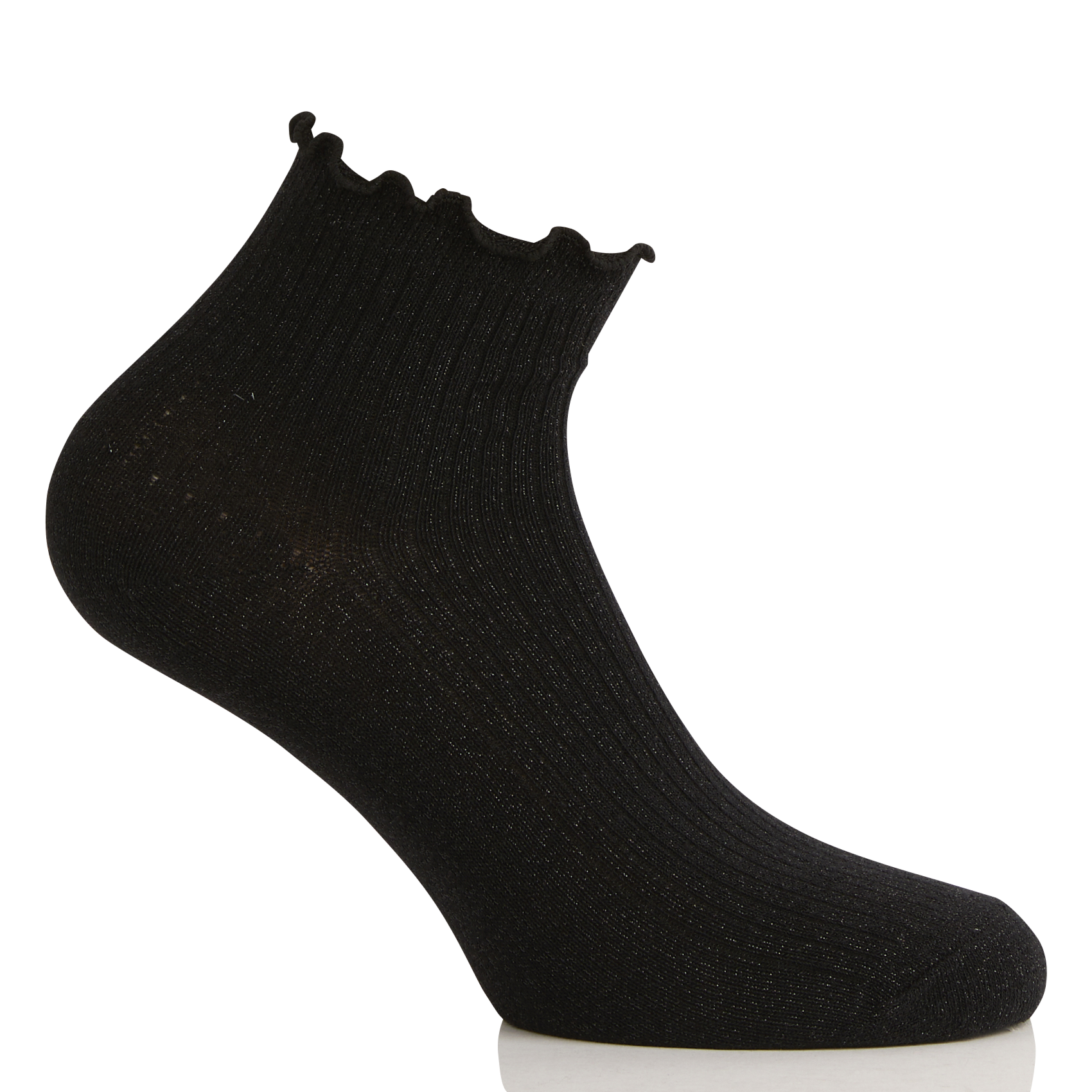 Lot de trois paires de chaussettes en coton mélangé LA FEE MARABOUTEE Noir