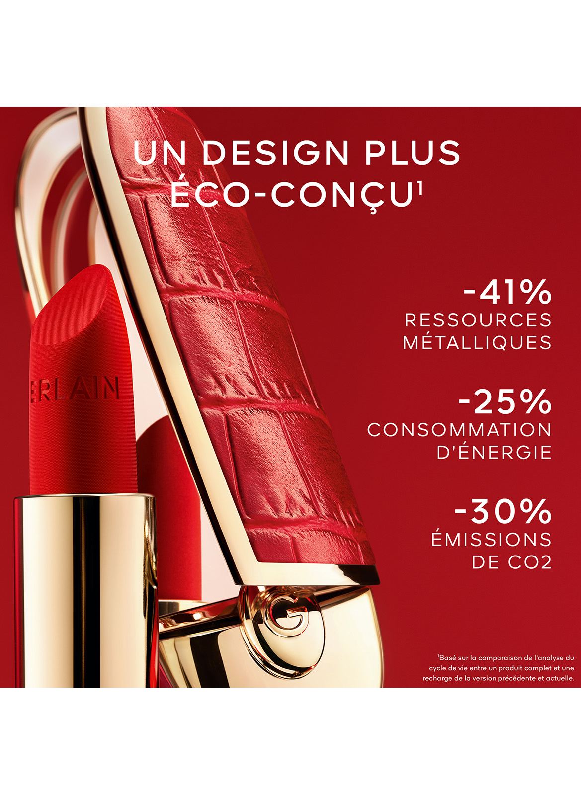 ROUGE G Nachfüllung - Personalisierbarer Lippenstiftpflege GUERLAIN 775 le rouge bordeaux – velvet