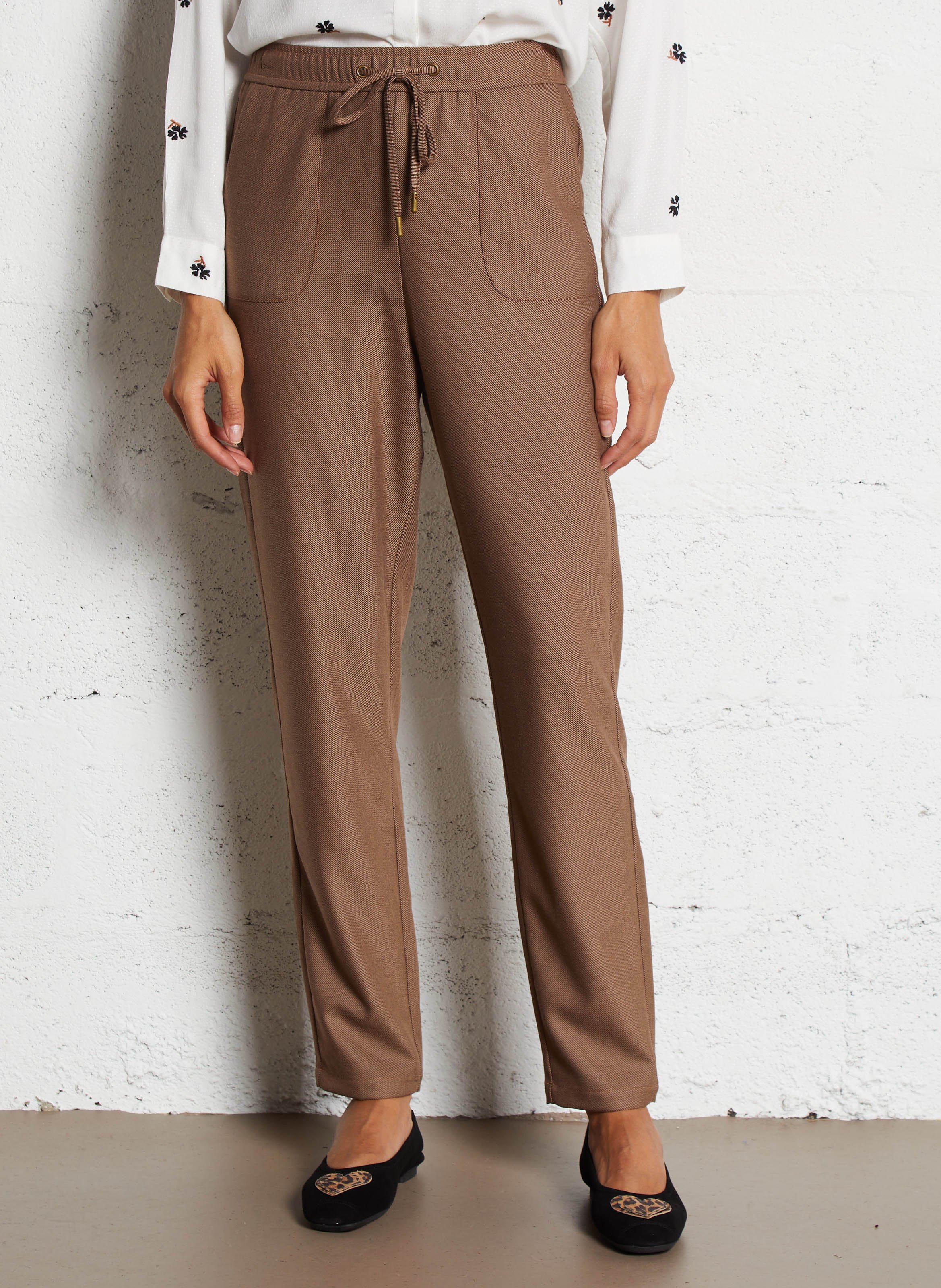 Pantalon droit  I CODE Marron