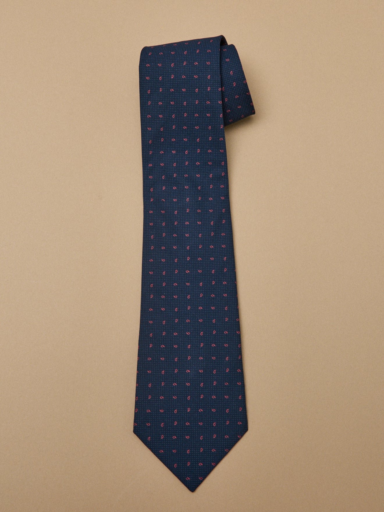 Printed tie made in France CYRILLUS Blue