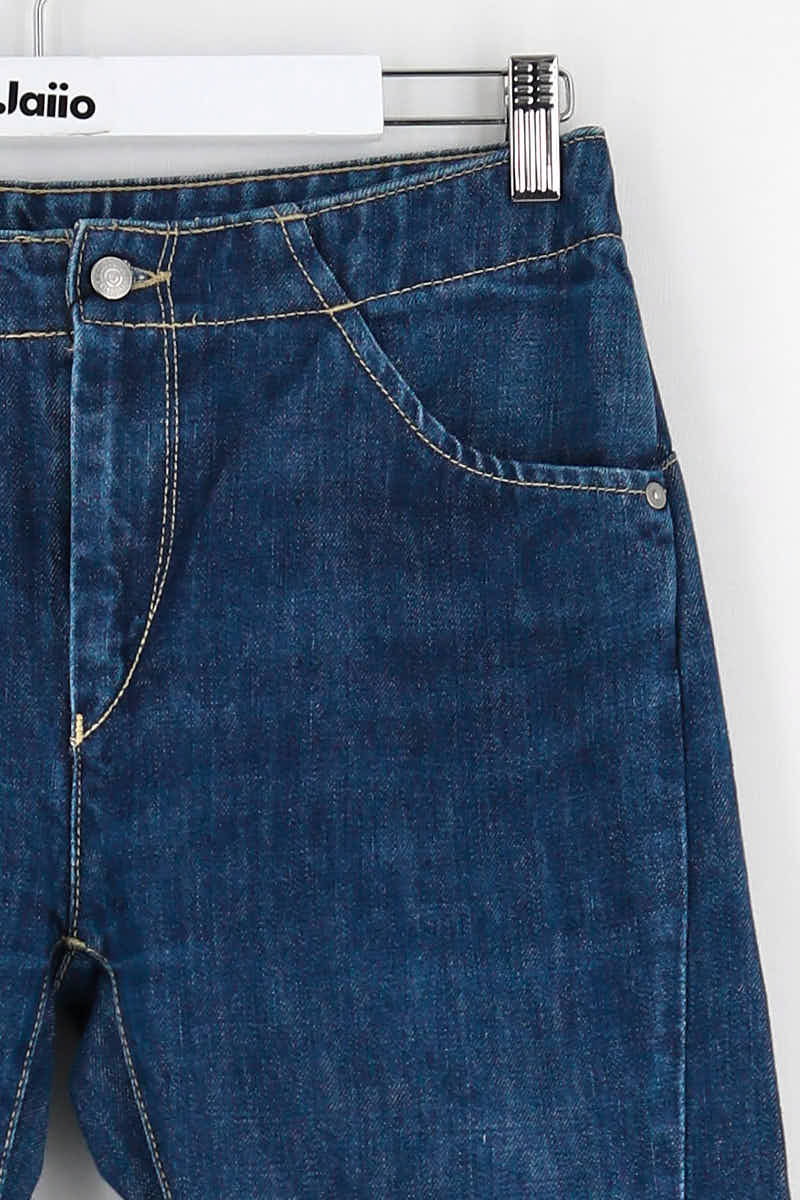 Straight cotton-blend pants LEVI'S - Seconde main Blue