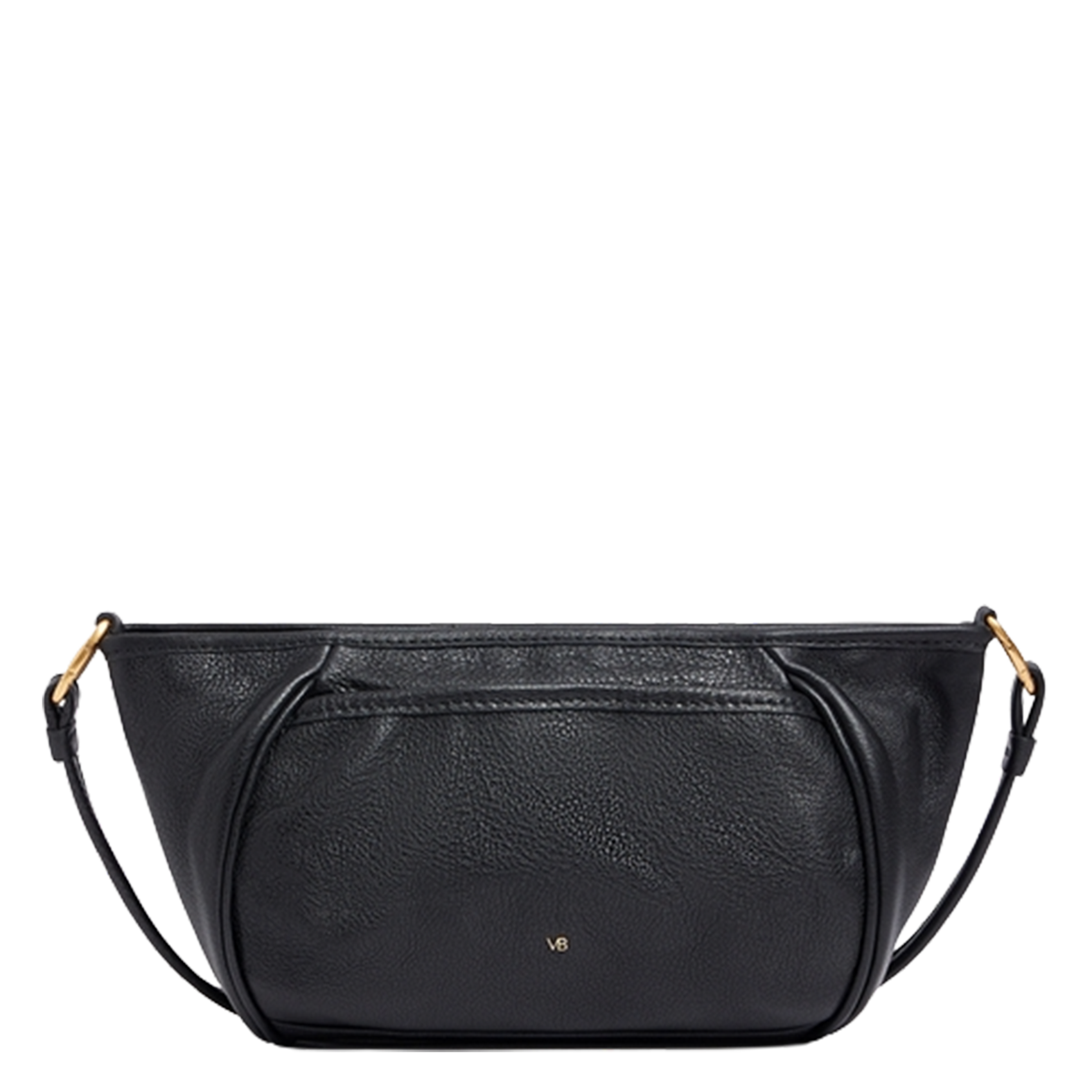 Zipped leather shoulder VANESSA BRUNO Black