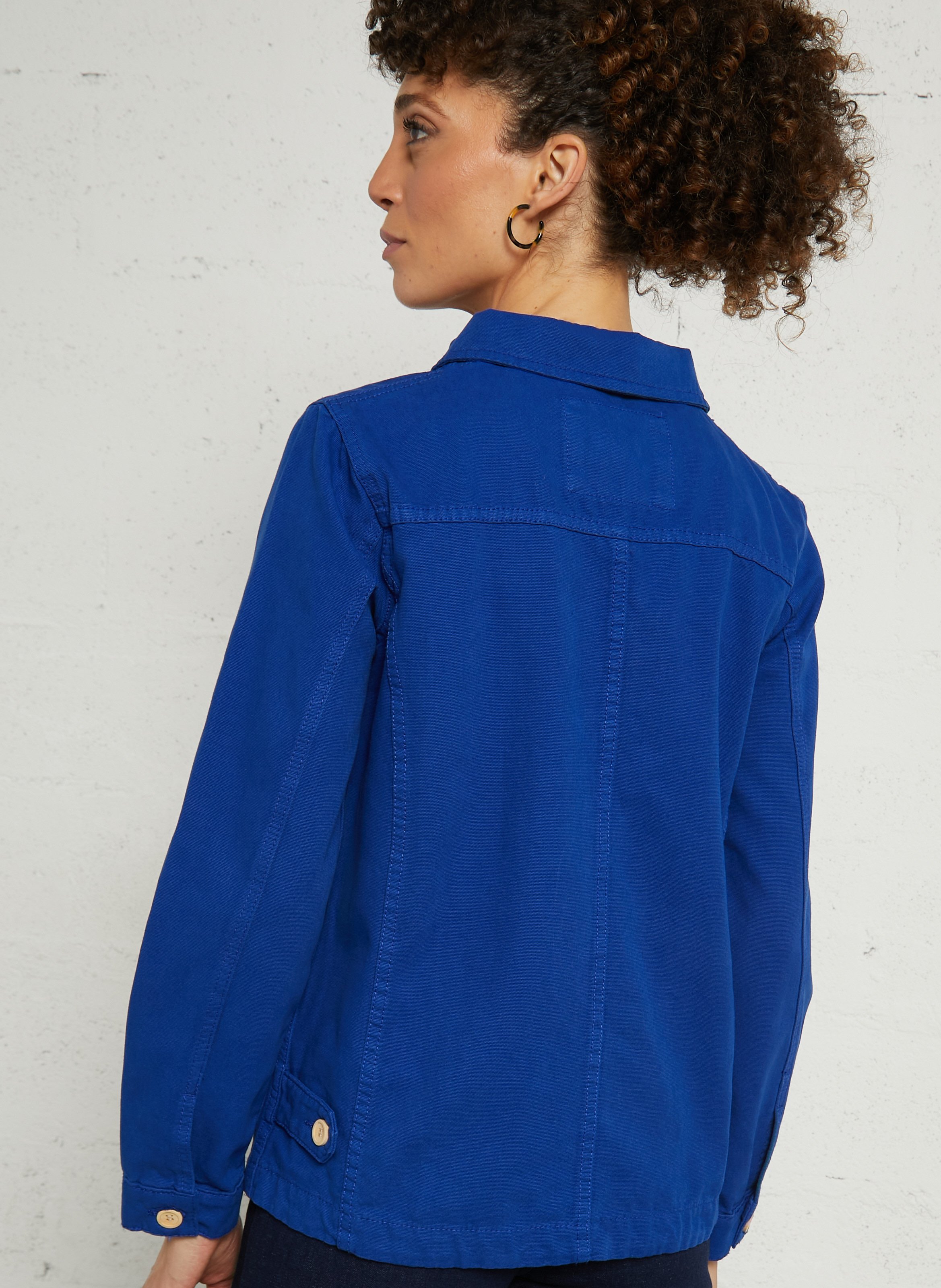 Veste pêcheur droite en coton ARMOR LUX Bleu