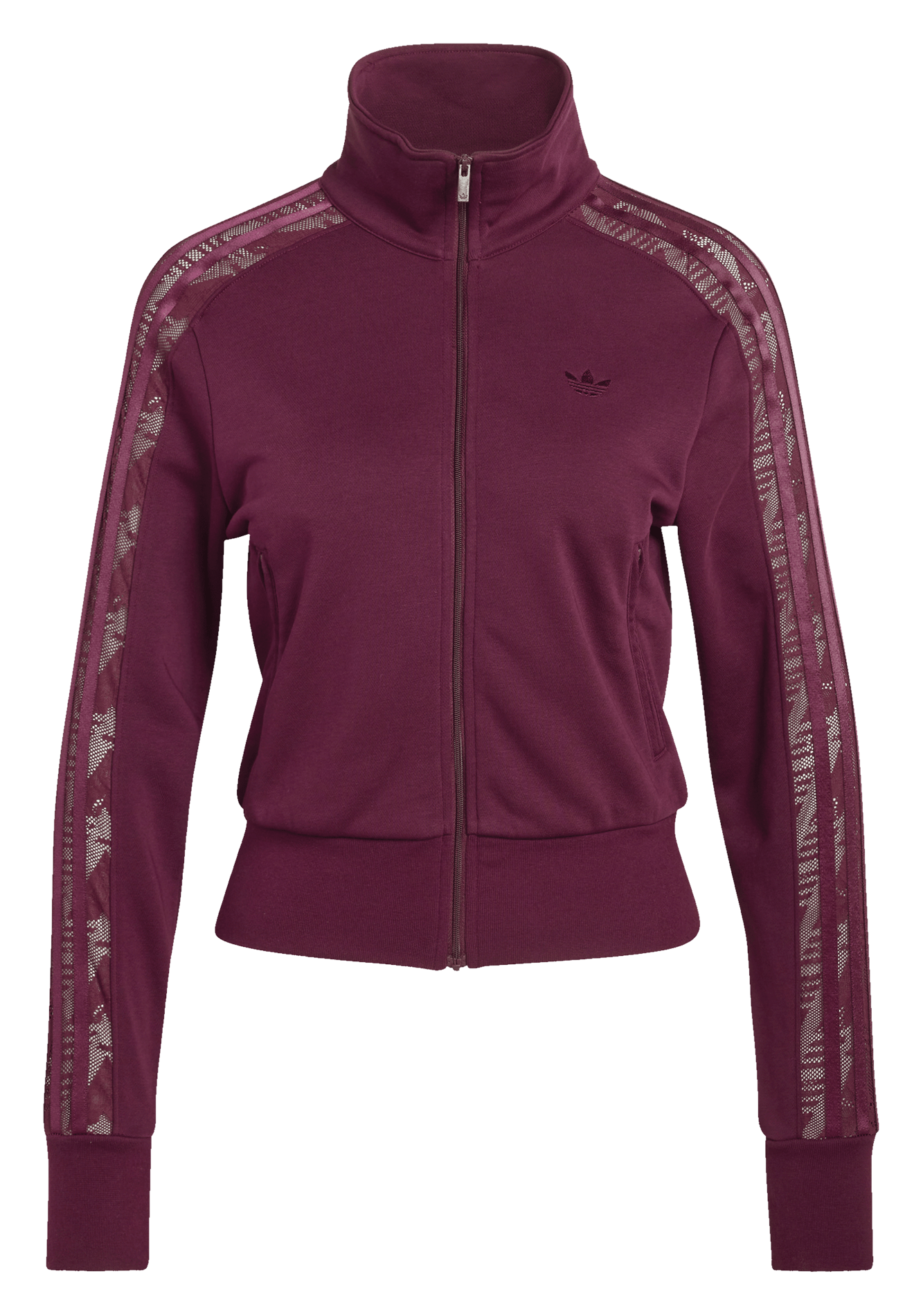 Jasje met opstaande kraag | katoenblend ADIDAS Rood