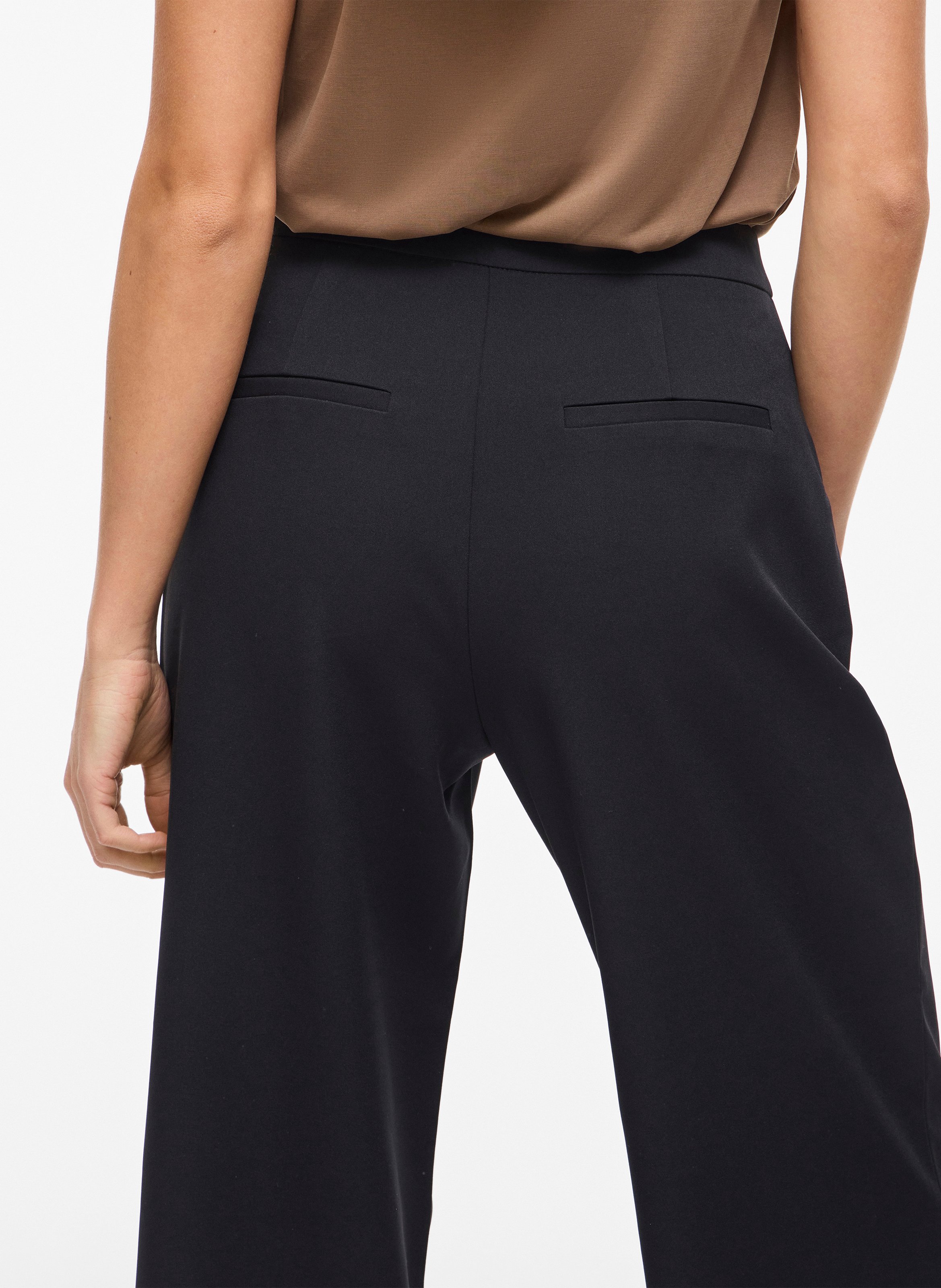 Pantalon large  VILA Noir