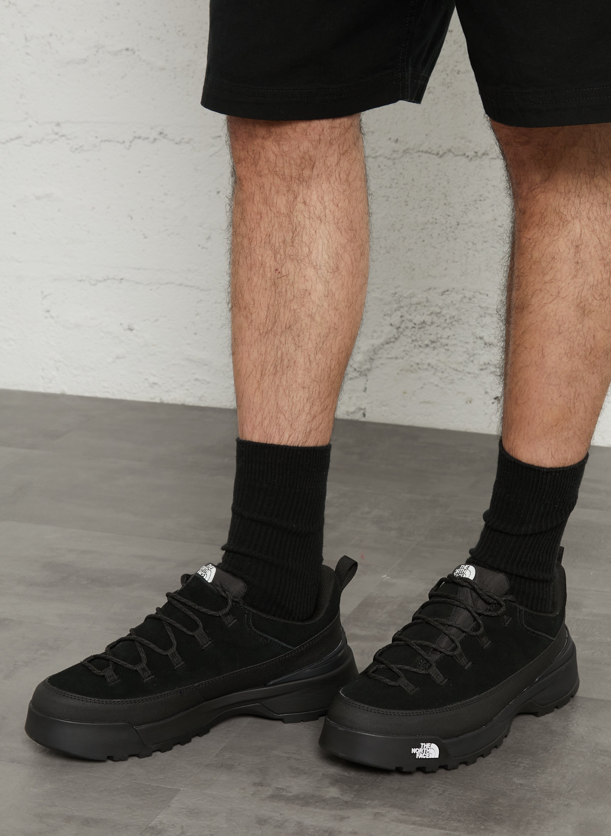 Sneakers basse con lacci in pelle THE NORTH FACE Nero