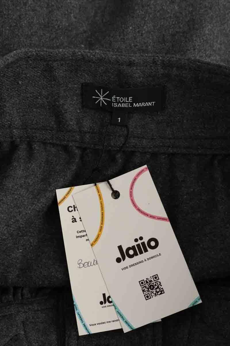 Mini skirt ISABEL MARANT ÉTOILE - SECONDE MAIN Grey