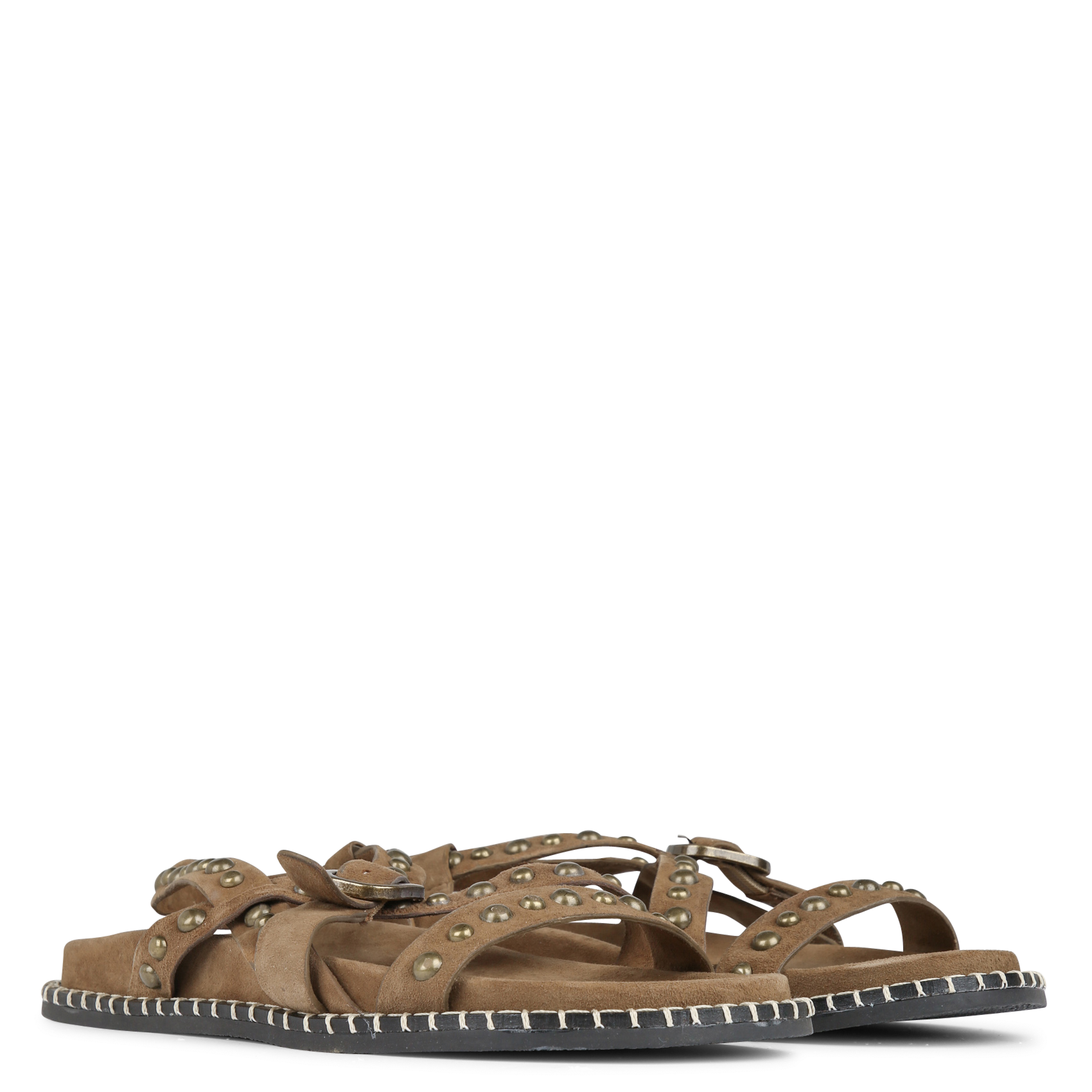 Leren sandalen MKT Bruin