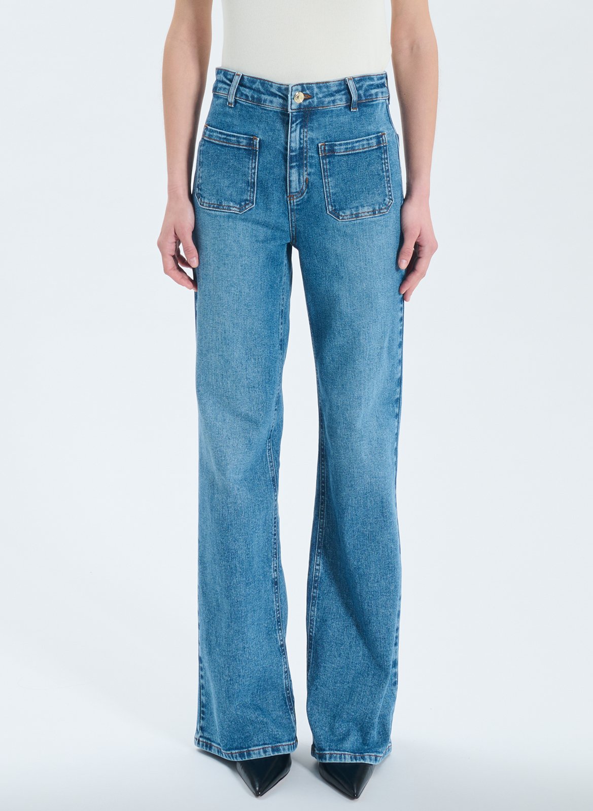 Jean droit ZAPA Bleu