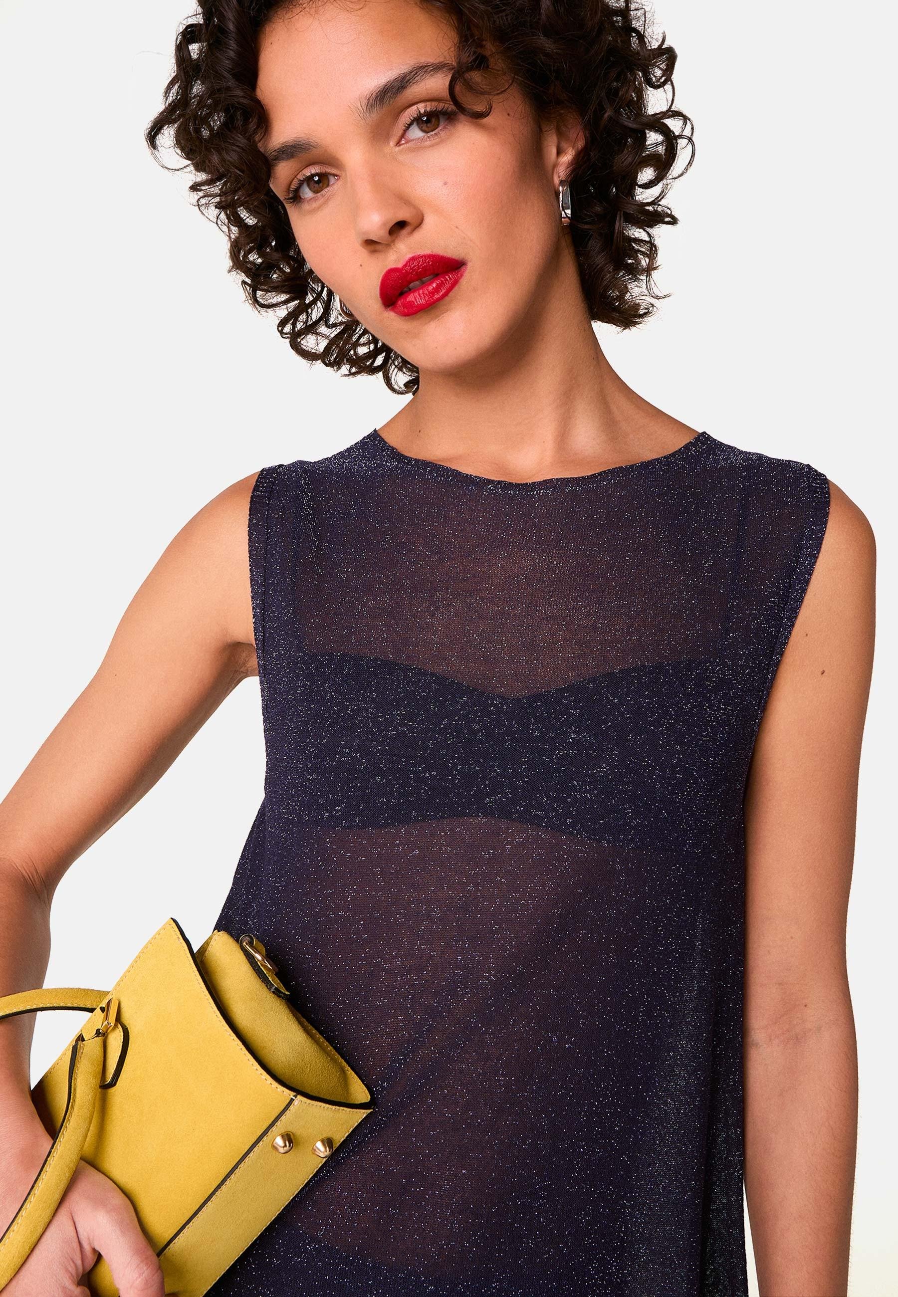 Lurex knit top RODIER Blue