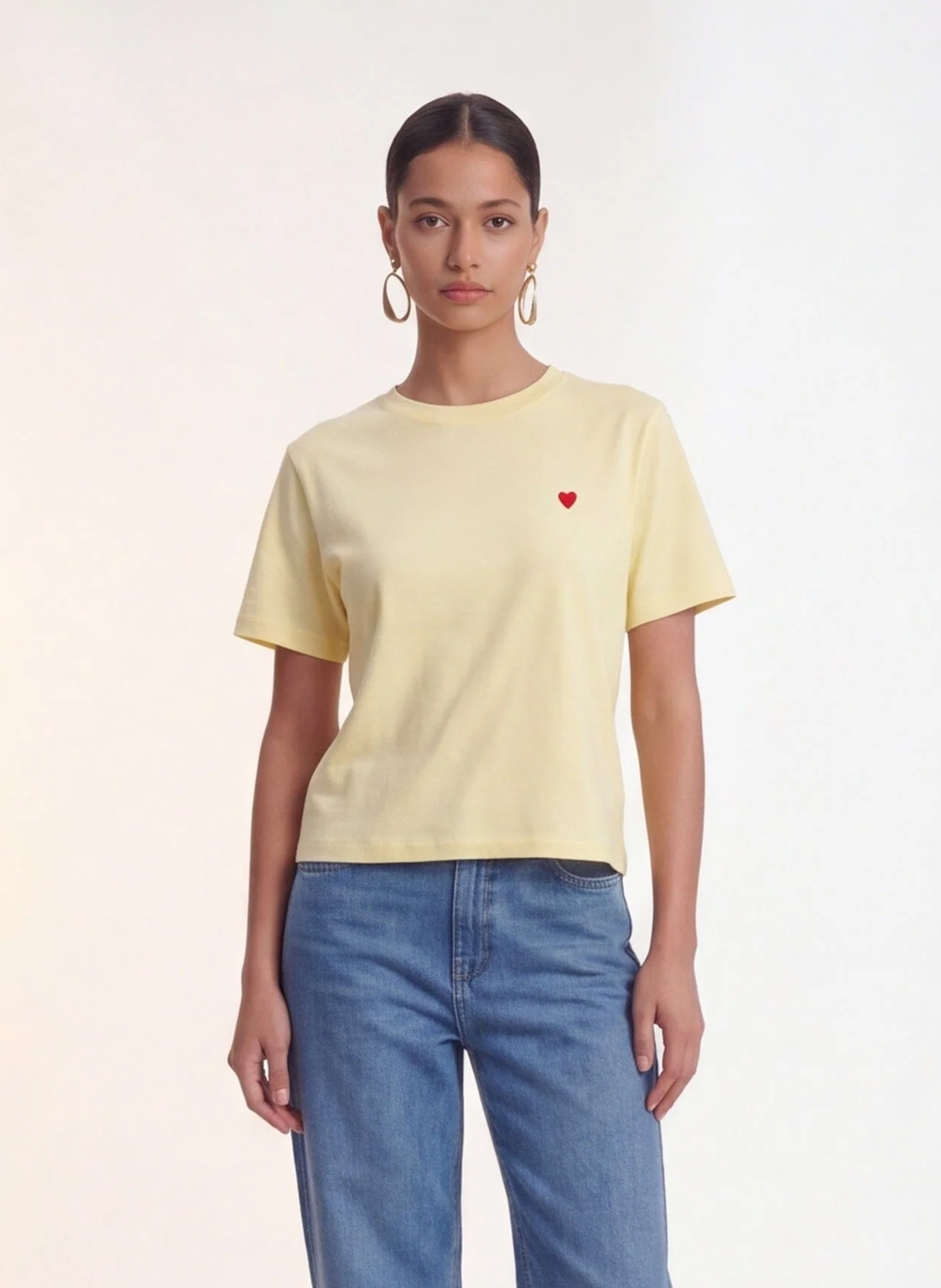 Tee-shirt col rond en coton KOOKAI