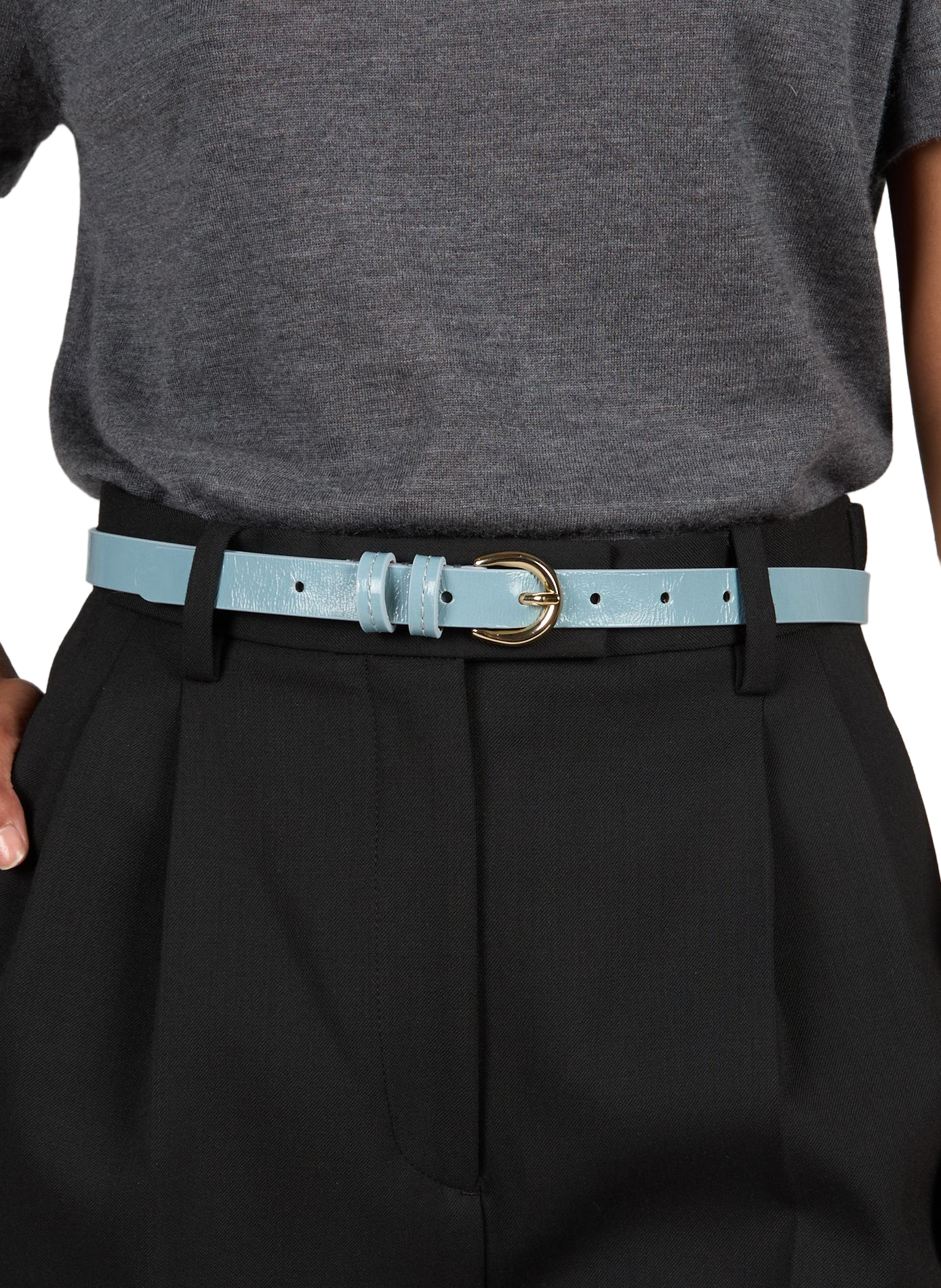 Ceinture en cuir SAISON 1865 Bleu