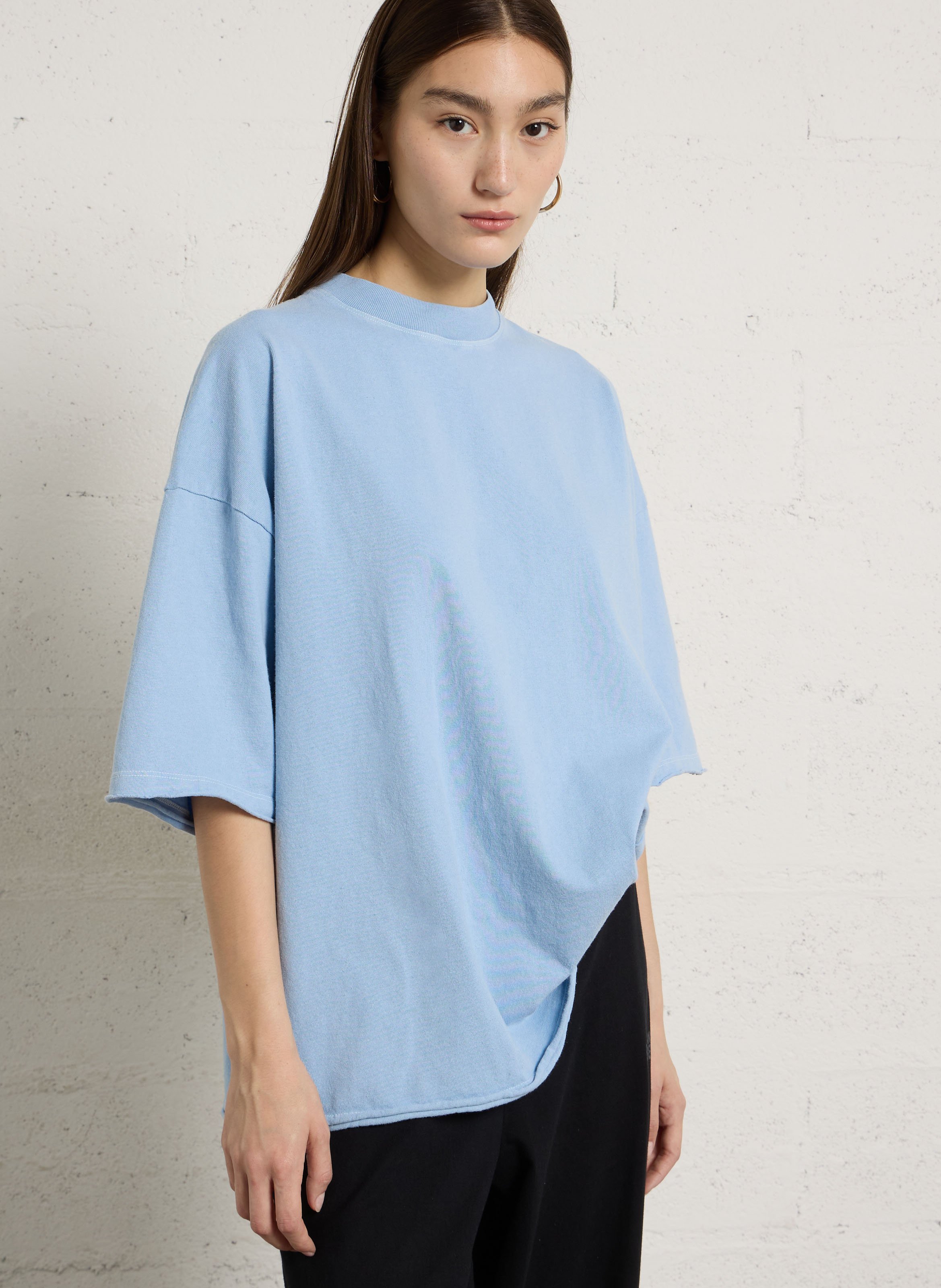Loose-fit cotton T-shirt AMERICAN VINTAGE Blue