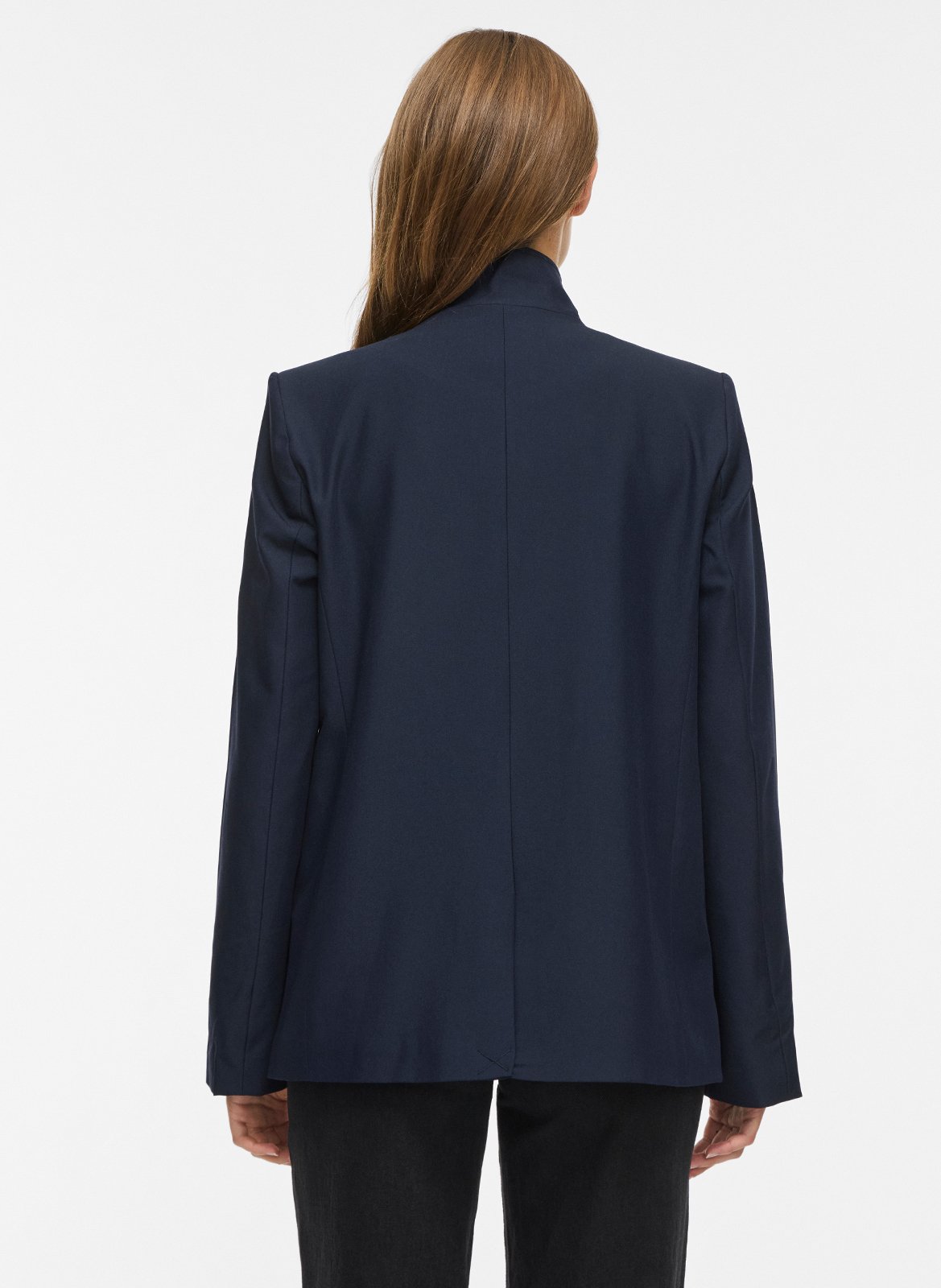 Gerader Blazer mit Stehkragen VILA Blau