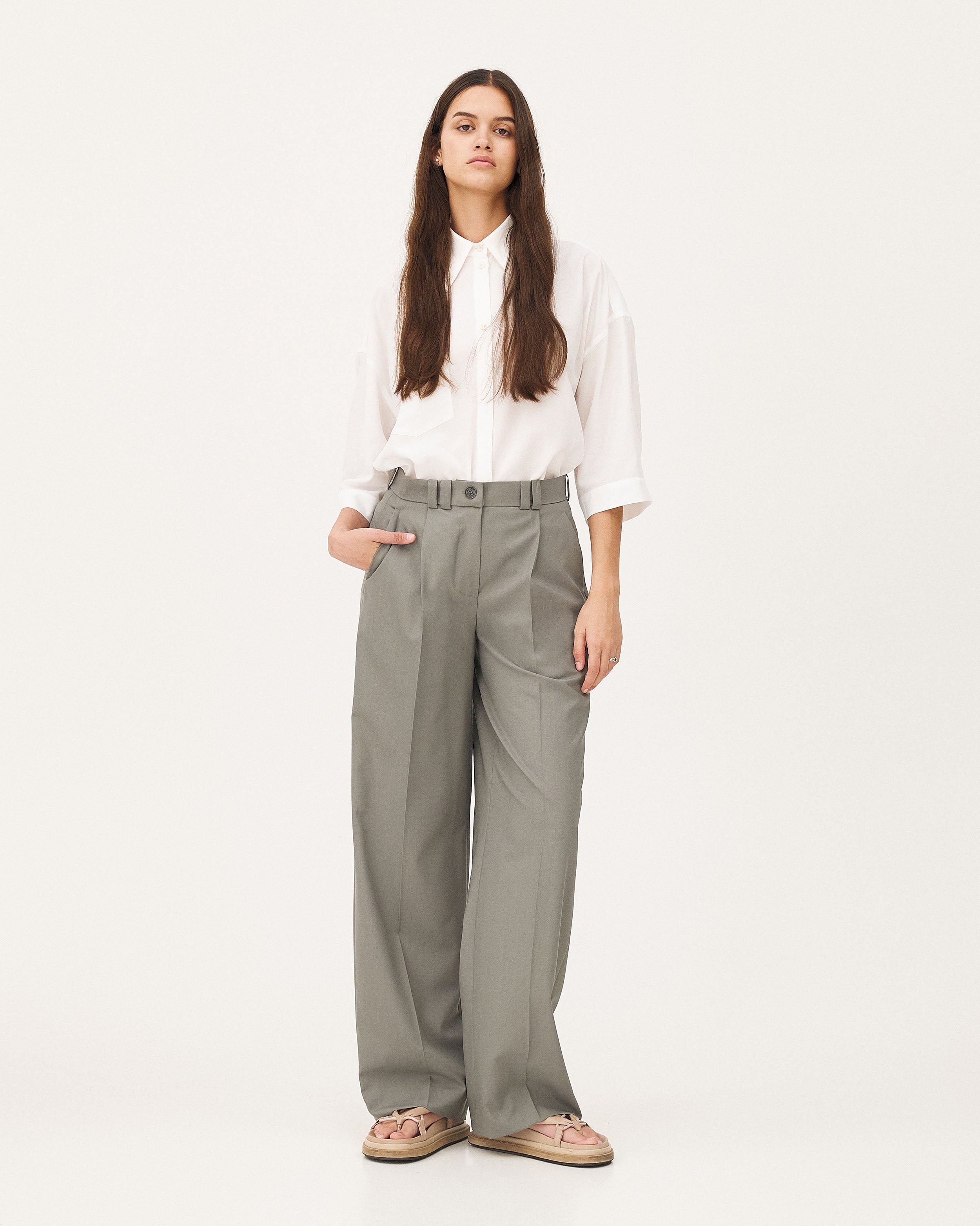 Pantalon tailoring vils Noyoco Green