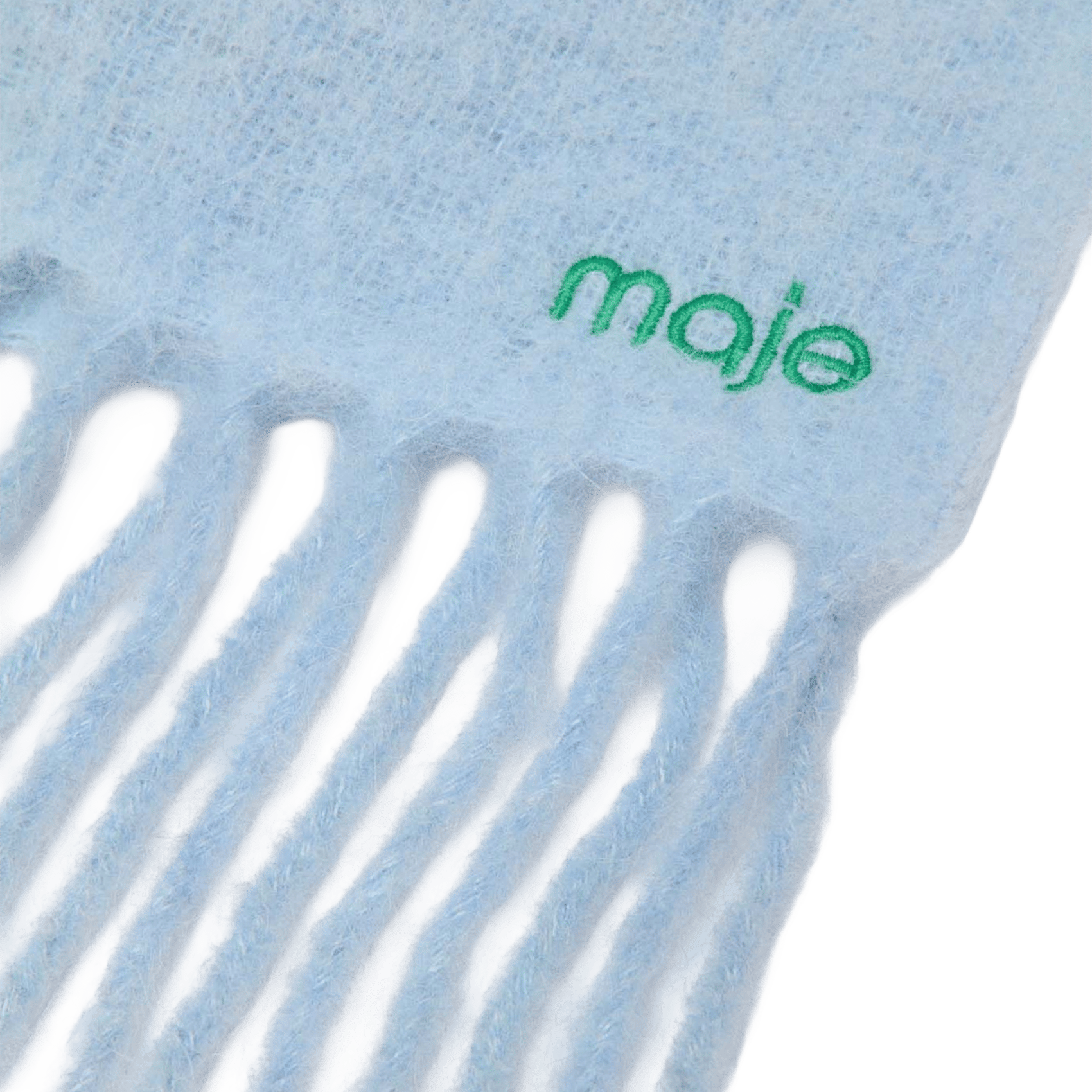Wollen sjaal MAJE Blauw