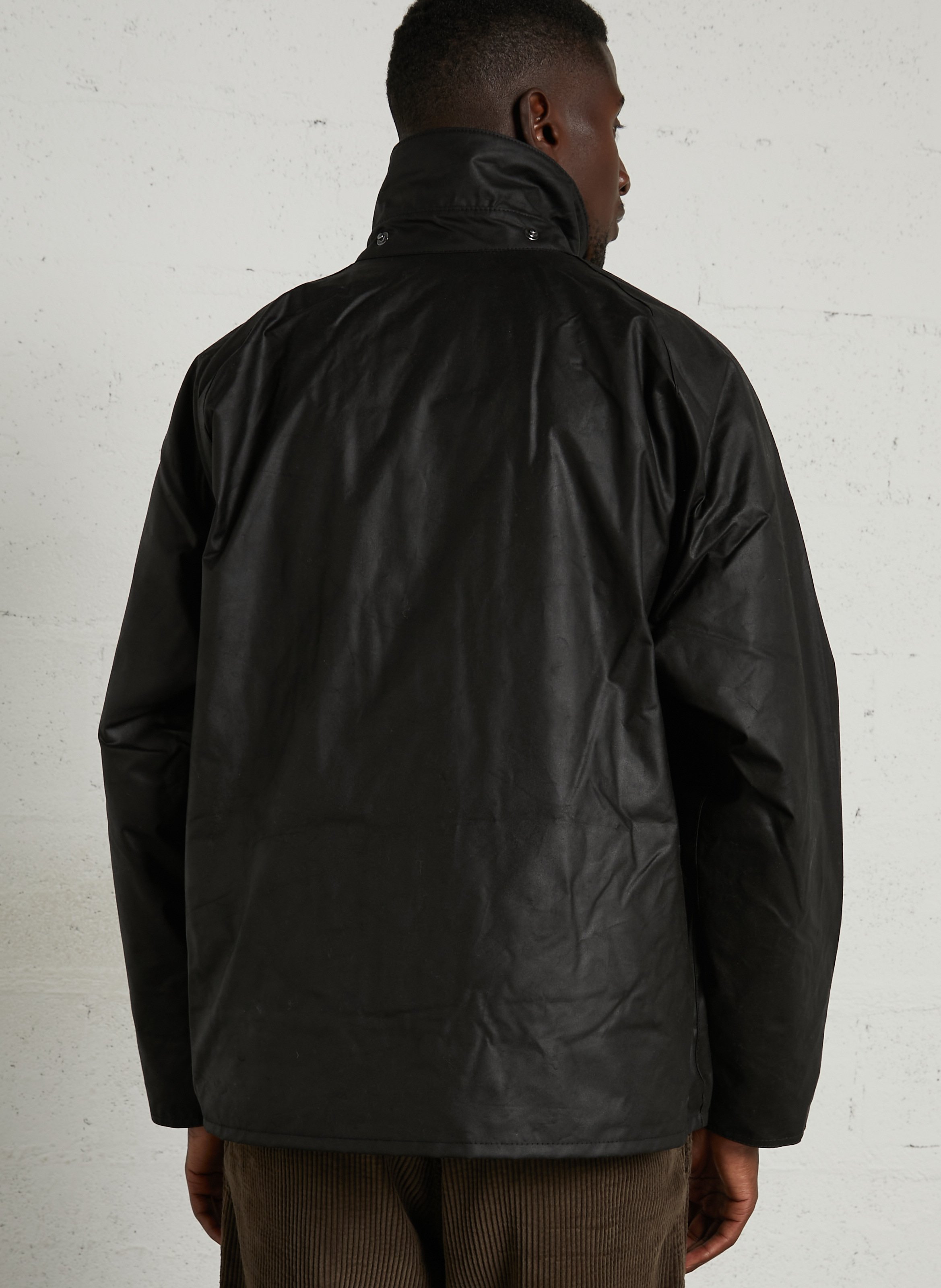 Veste droite en coton BARBOUR Noir
