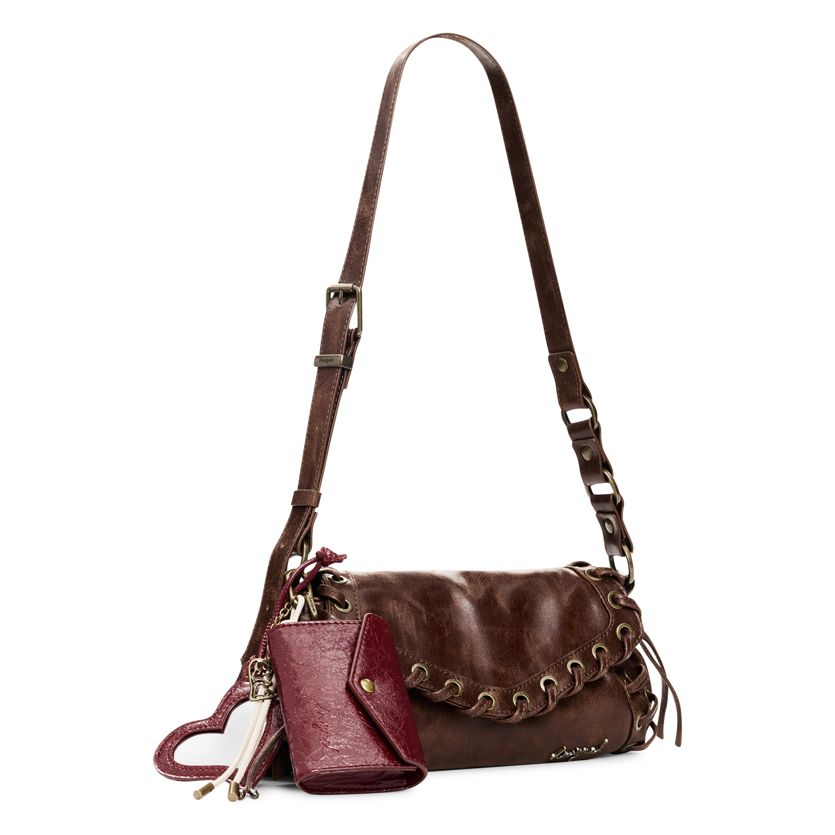 Shoulder bag DESIGUAL Brown