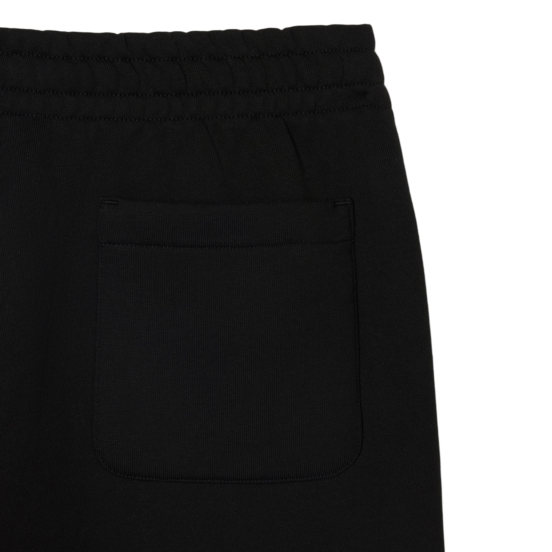 Straight cotton track pants LACOSTE Black