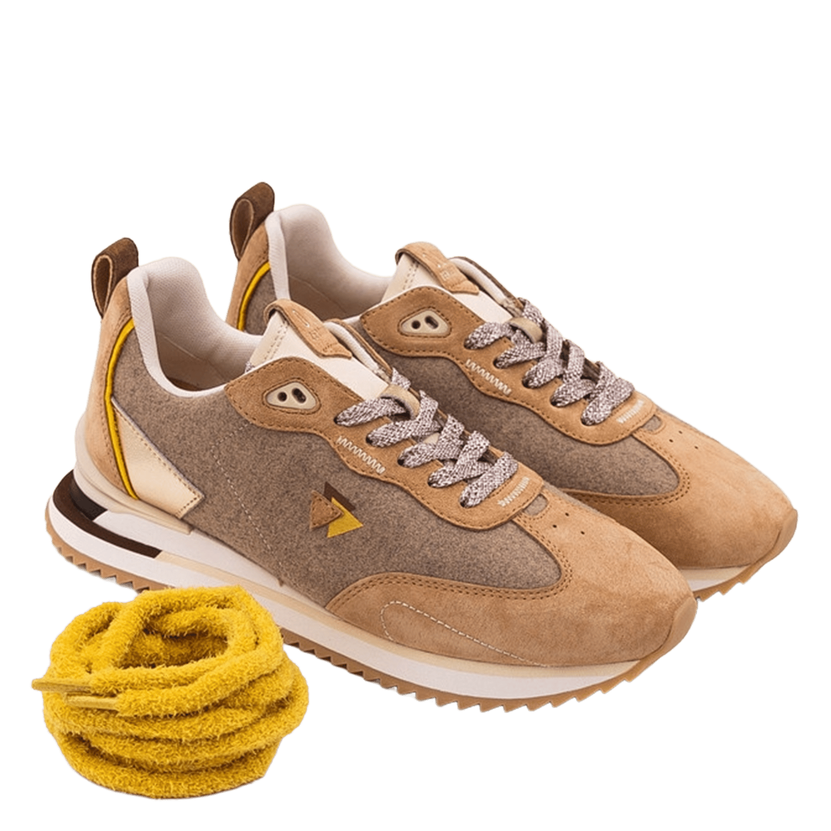 Lace-up low-top sneakers 0'105 Brown