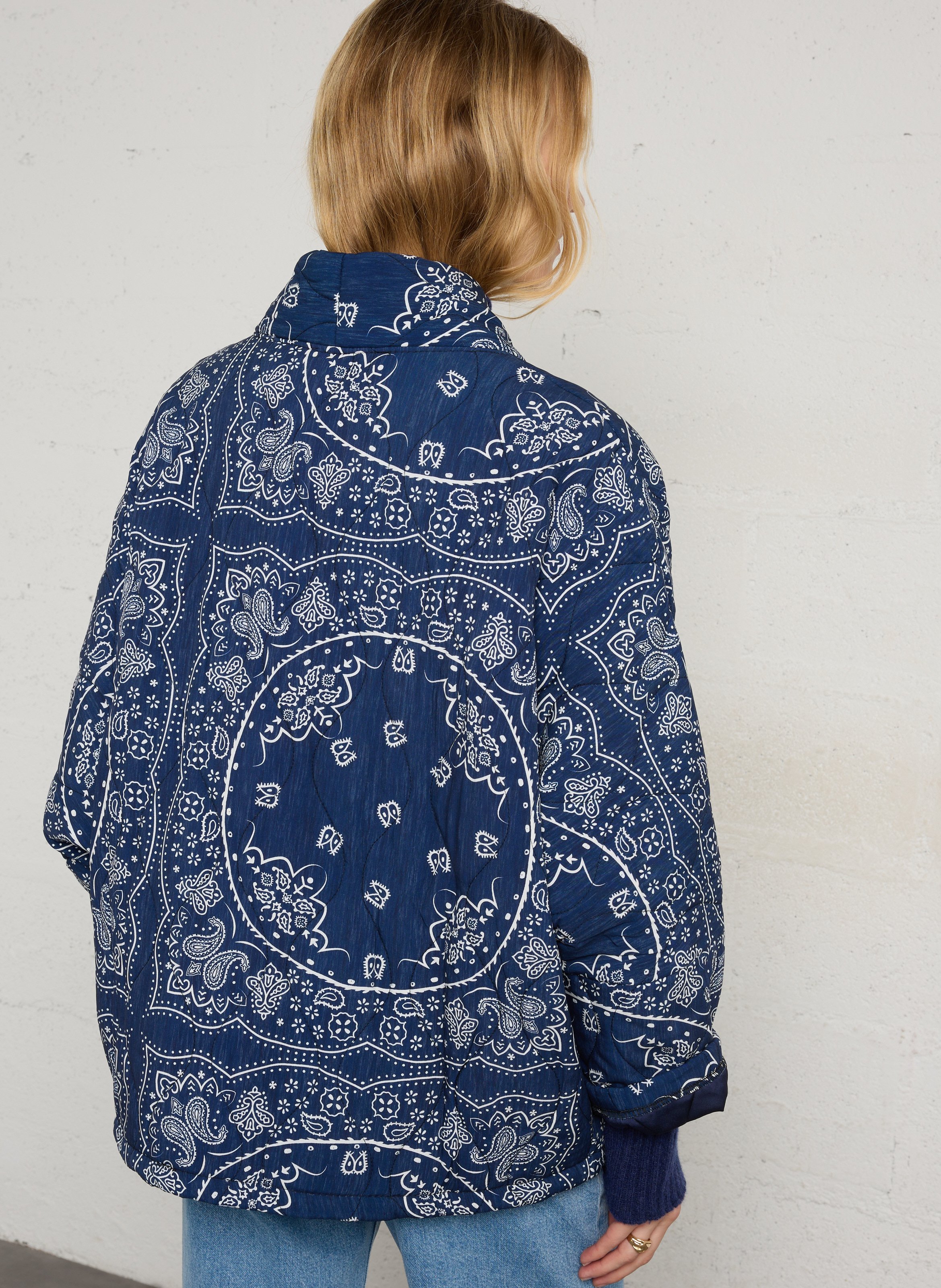 Schalkragenjacke AOKYANOS Blau