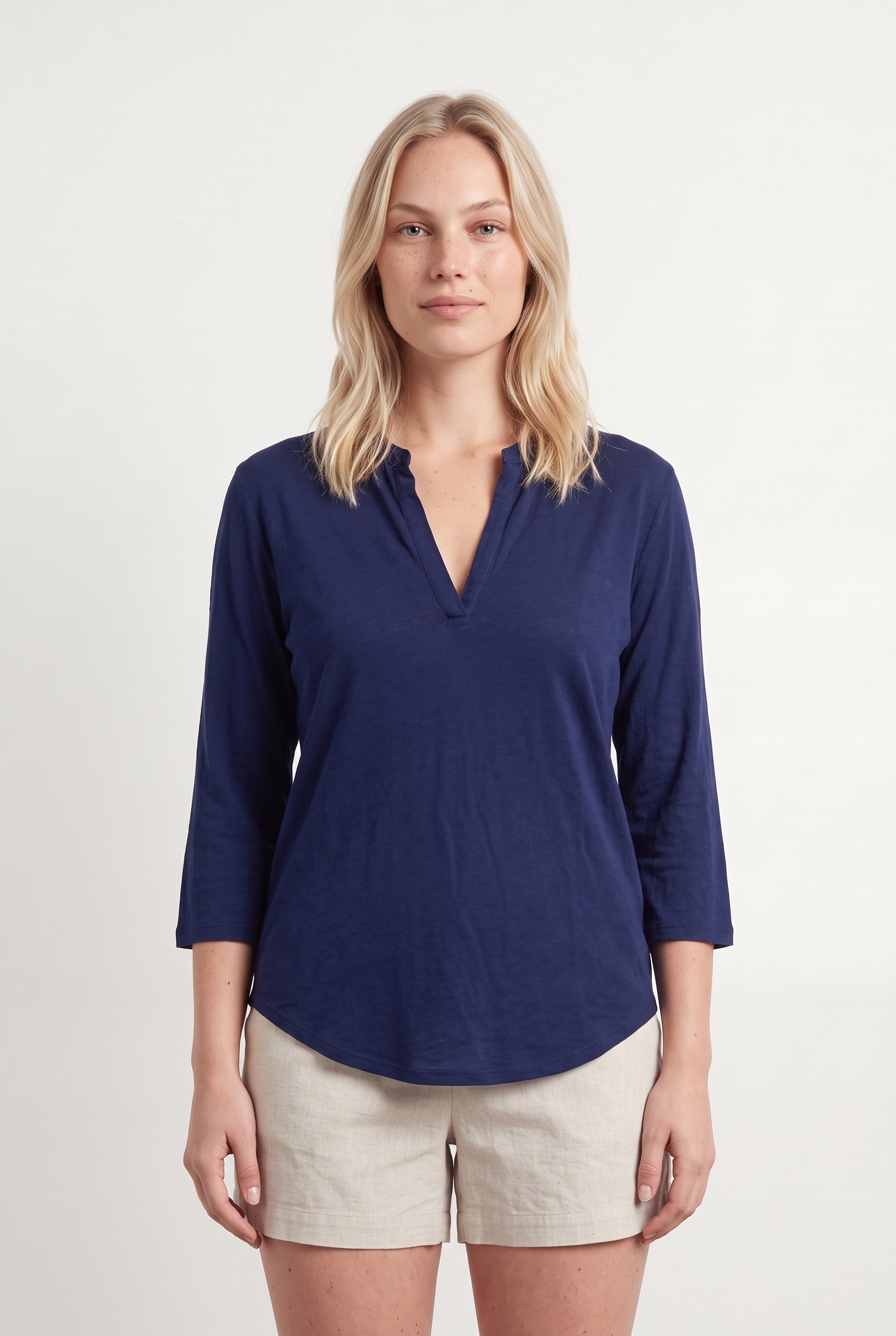 Blouse MAJESTIC FILATURES - SECONDE MAIN Blue
