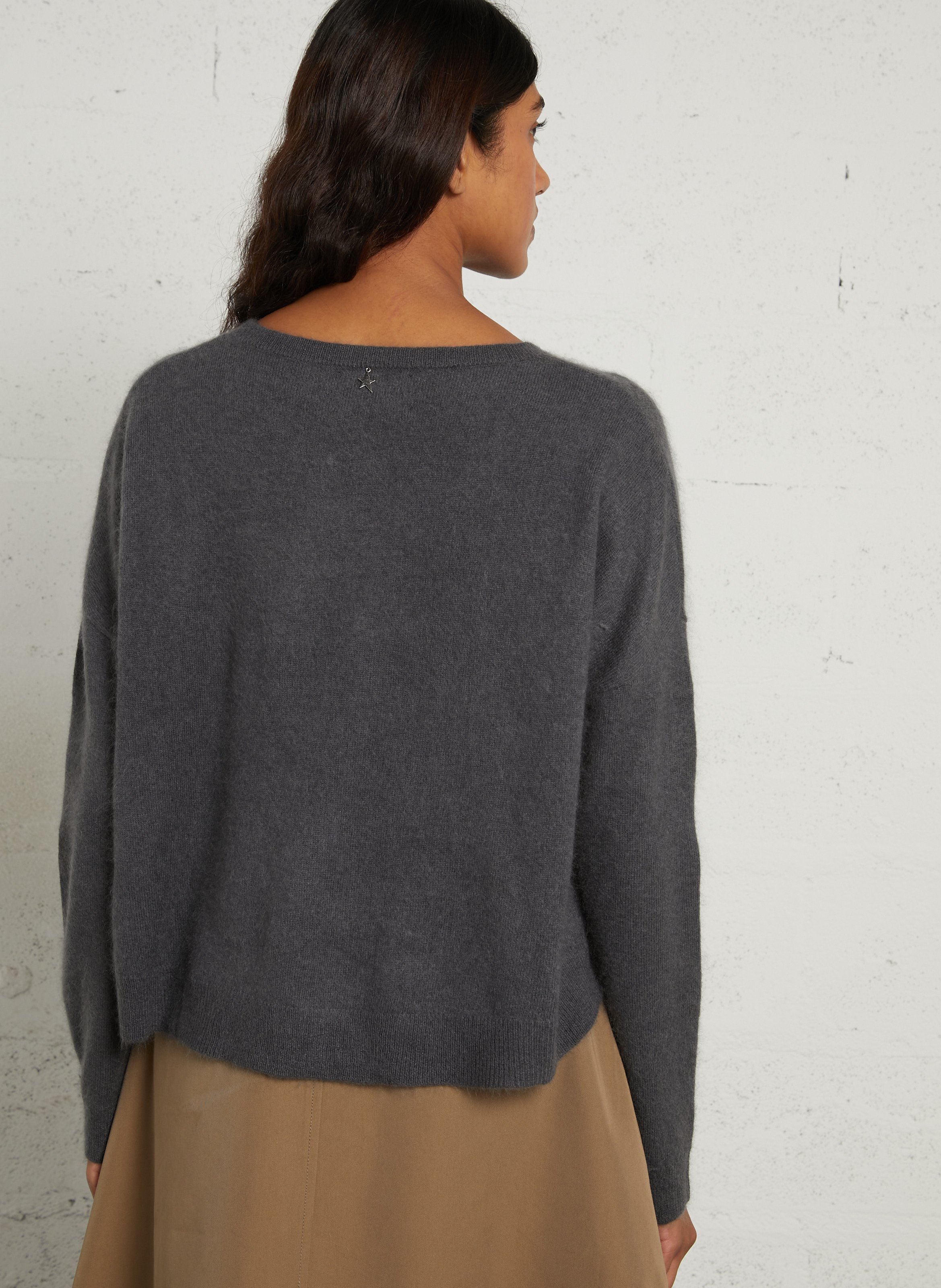 Straight wool-blend sweater SUD EXPRESS Grey