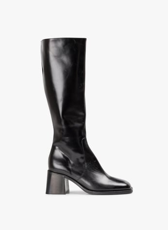 Leather Boots Noir Jonak Women Place des Tendances