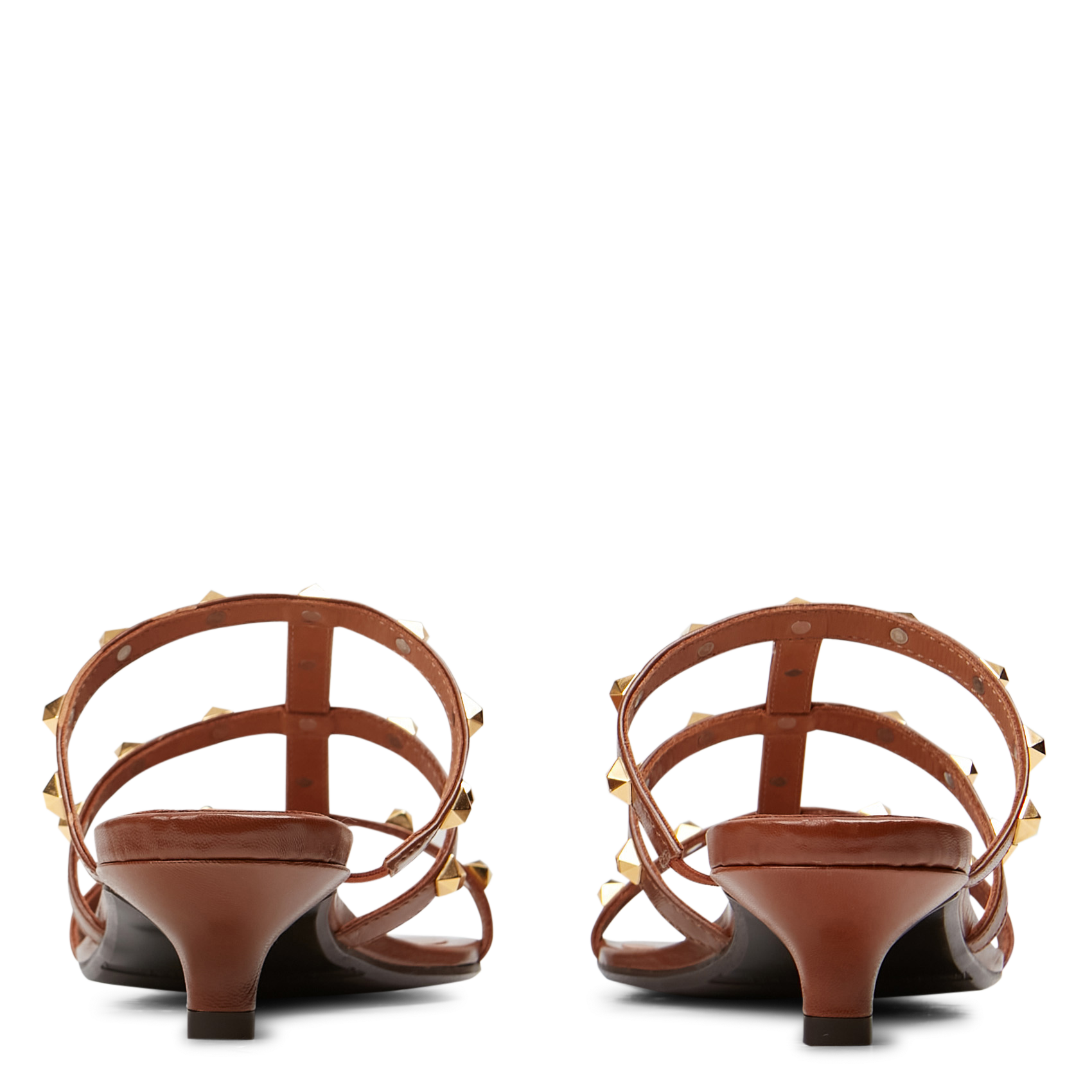 Sandales à talons en cuir vernis  BILLI BI Marron