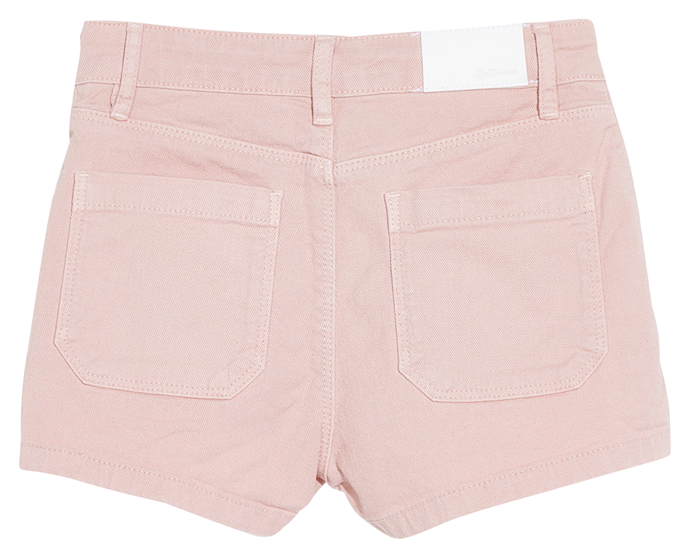 Straight-leg cotton-blend shorts BELLEROSE Pink