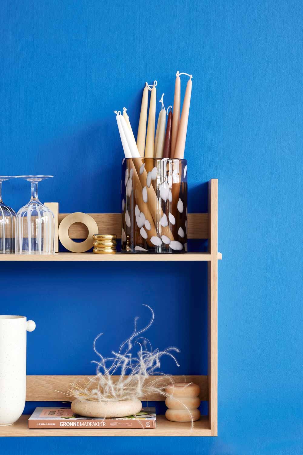 Marble candle holder OYOY LIVING DESIGN Beige