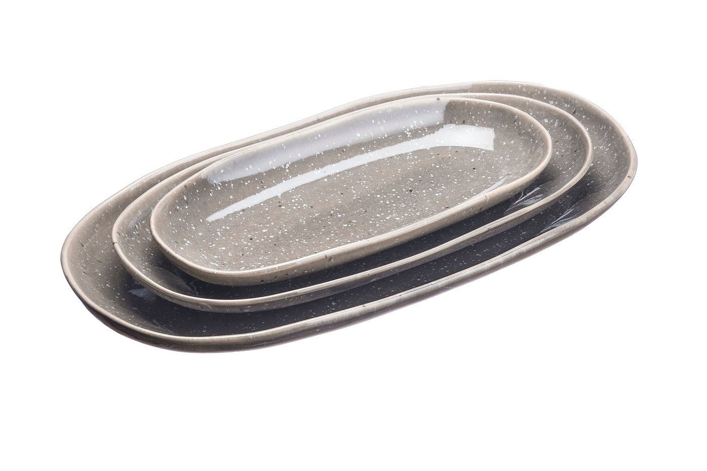 Stellar serving tray - 3 sizes - concrete gray BJORN Grey