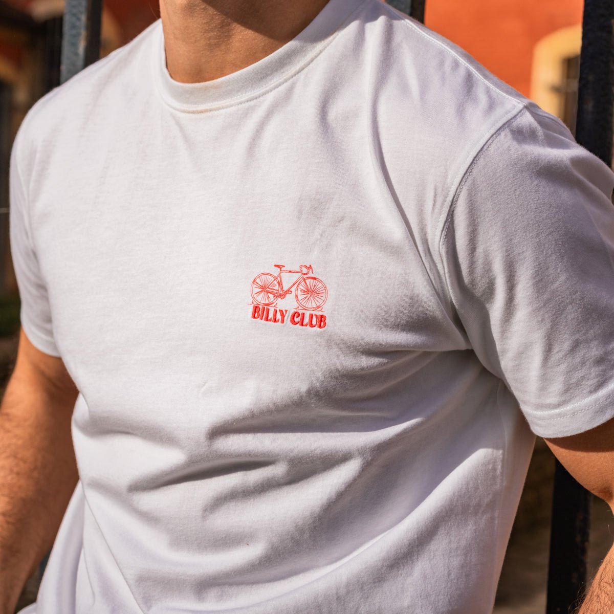 Organic cotton vintage T-shirt BILLYBELT White