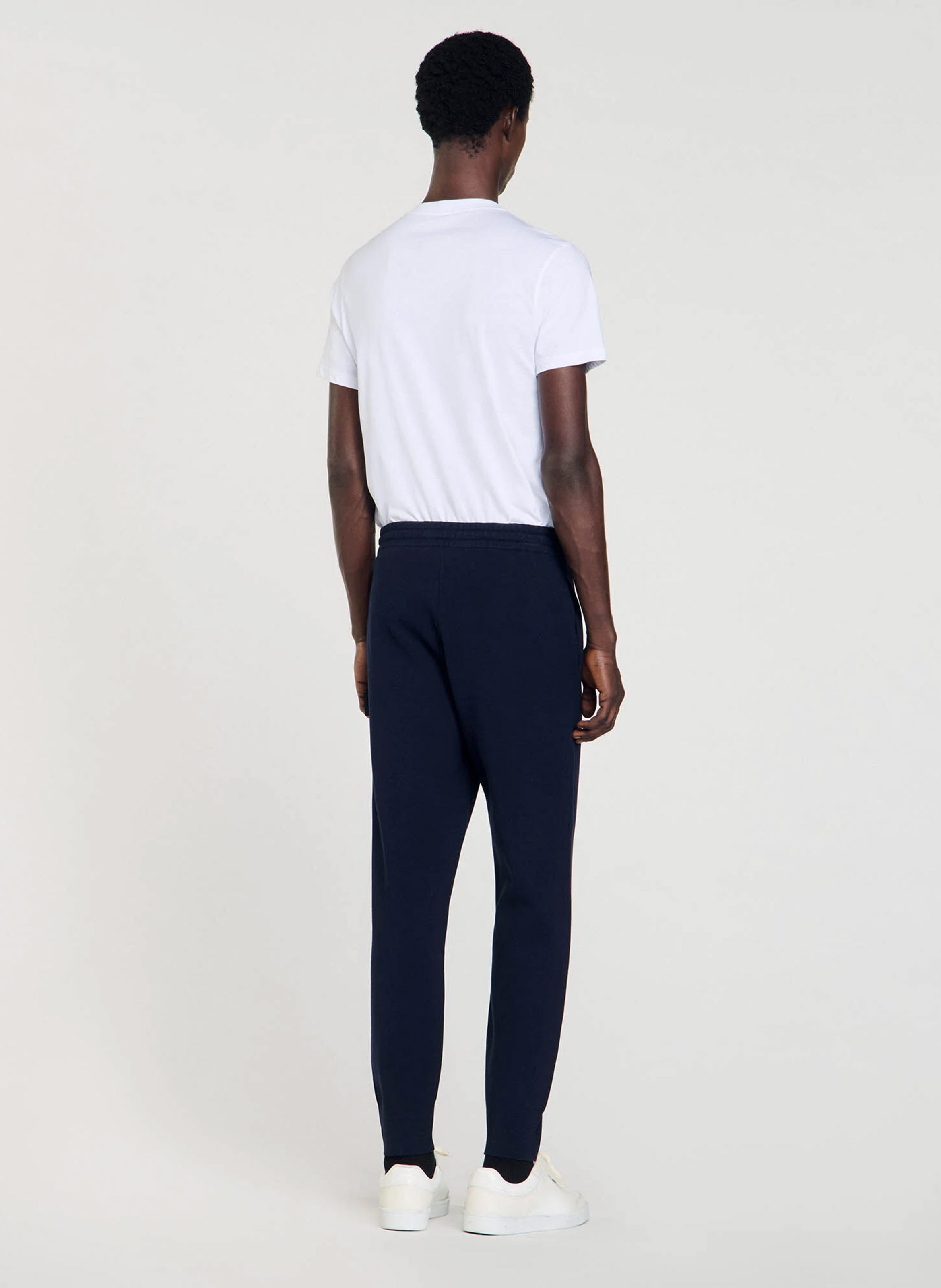 Knit track pants SANDRO Blue