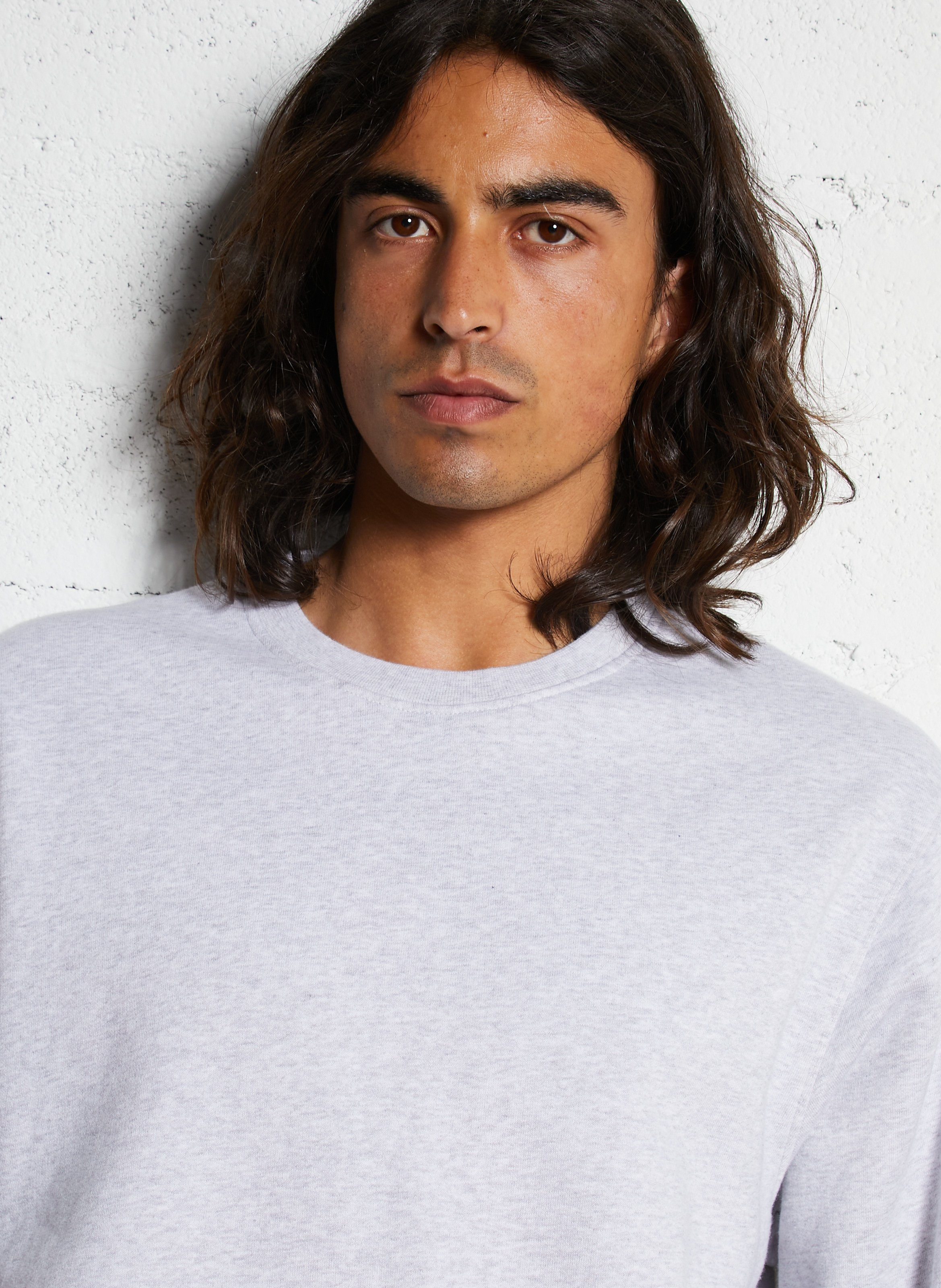 Rundhals-Sweatshirt aus Bio-Baumwolle, Regular Fit COLORFUL STANDARD Weiss