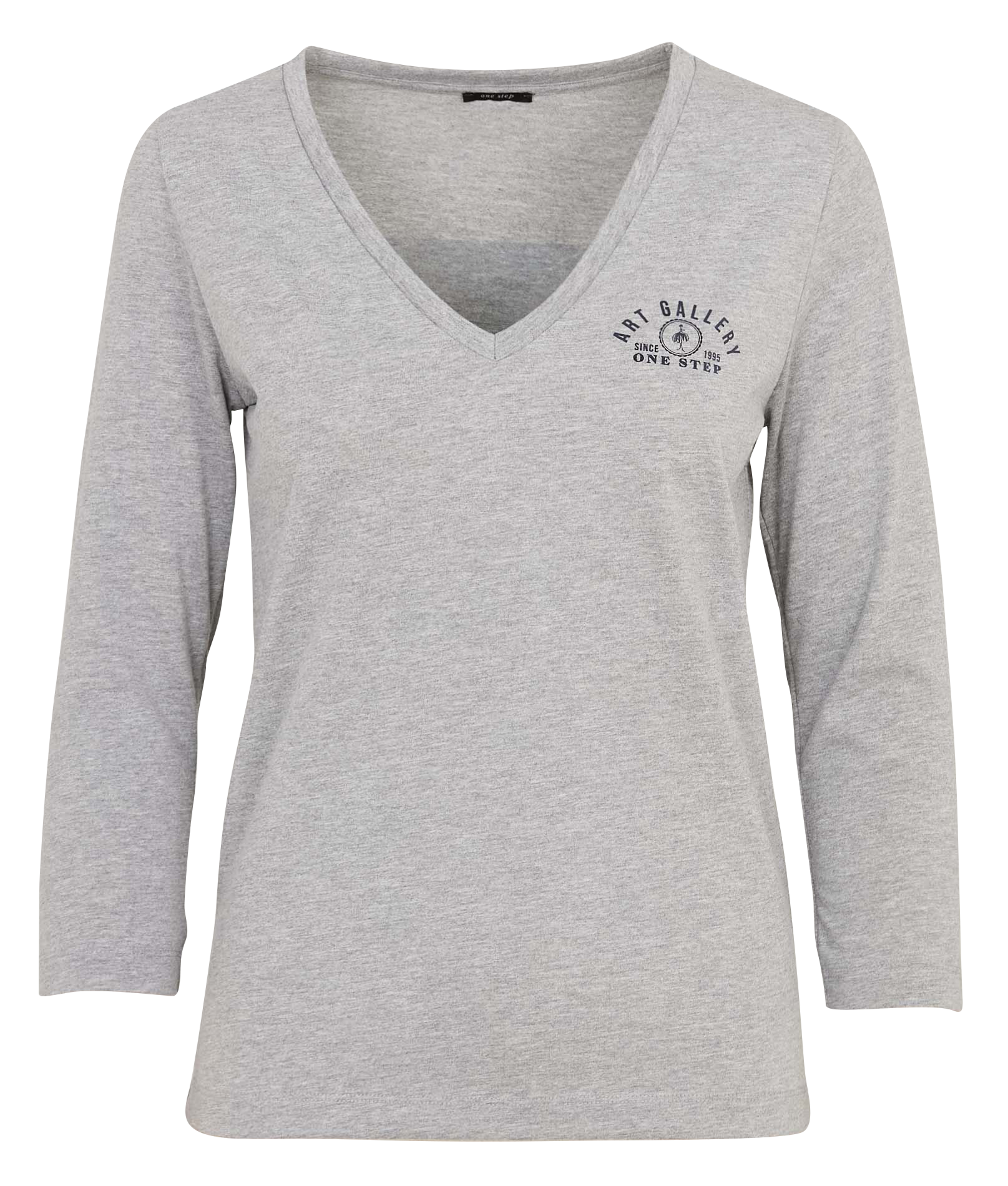 Gestreept T-shirt ONE STEP Grijs