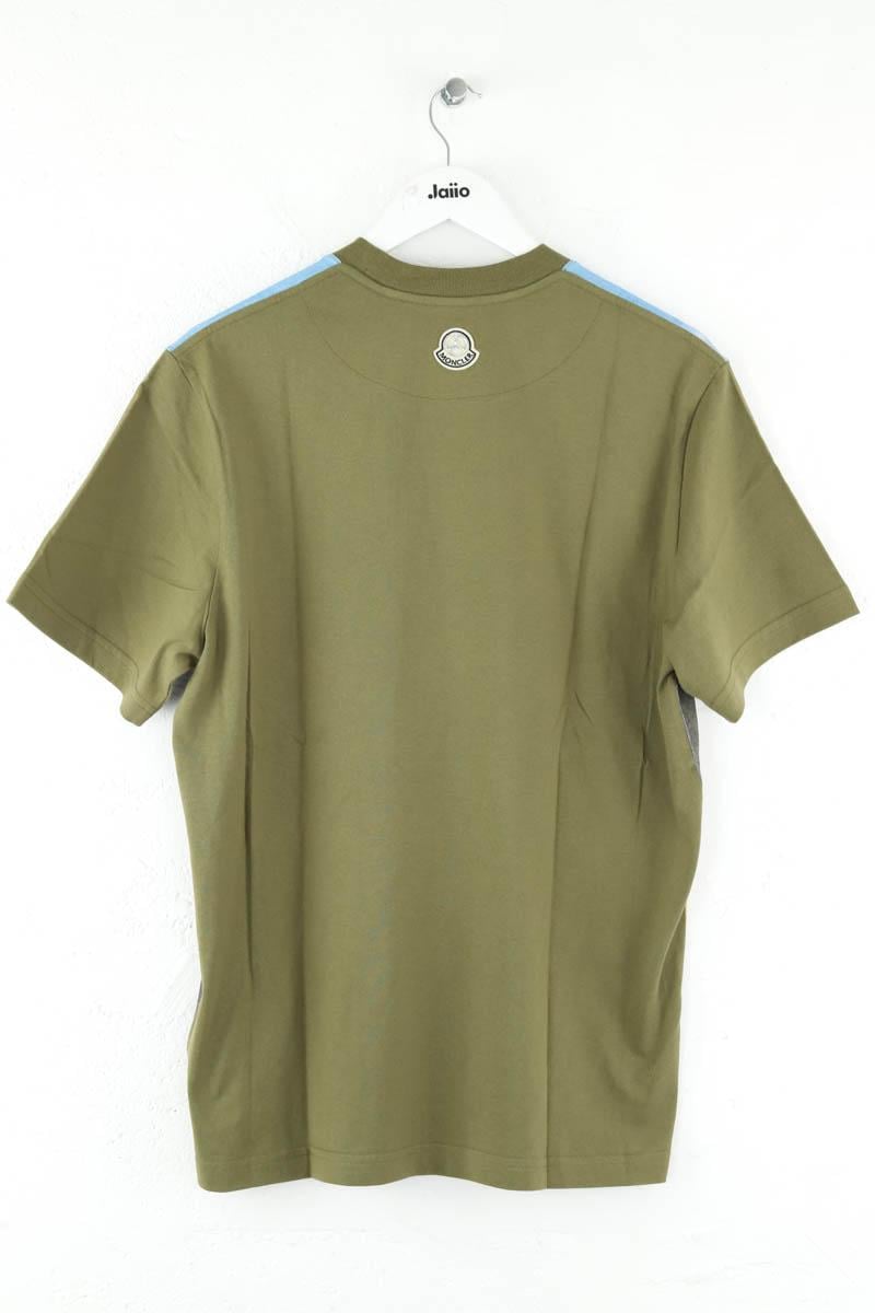 Cotton T-shirt MONCLER - Seconde Main Khaki