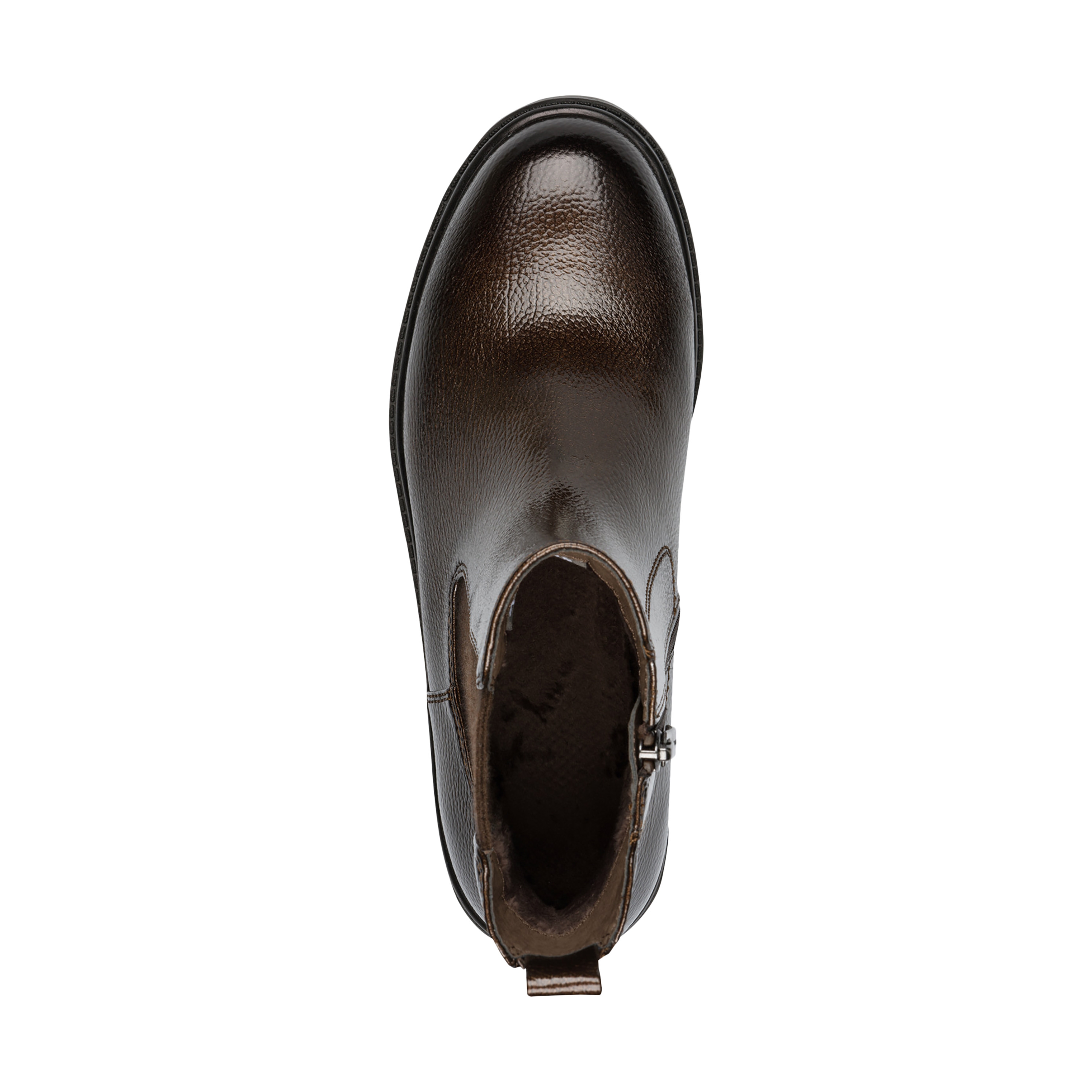 Zip-up ankle boots TAMARIS Brown