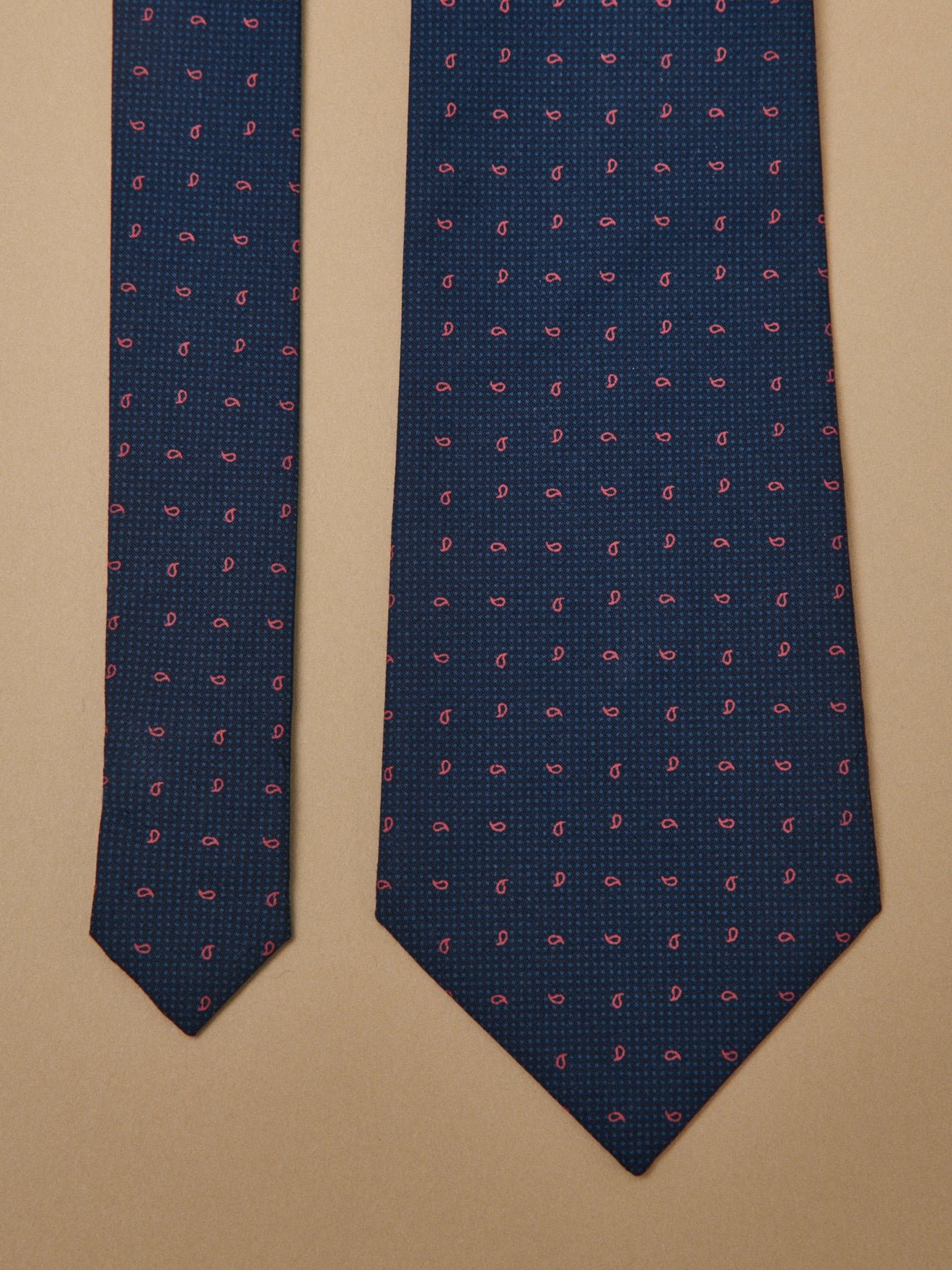 Printed tie made in France CYRILLUS Blue